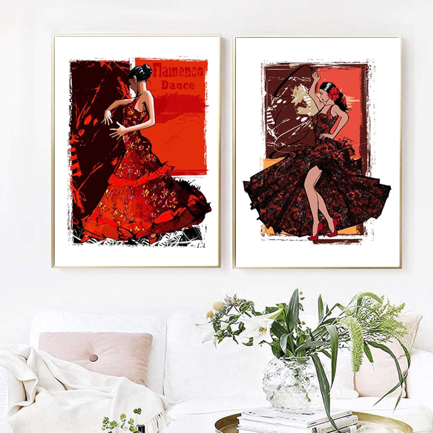 Amazon Co Jp スペインのフラメンコウーマンダンサー抽象イラストキャンバス絵画ダンスルームの壁の写真スペインのアートプリントdecor23 6 X 31 4 60x80cm X2フレームなし ホーム キッチン Amazon Co Jp スペインのフラメンコウーマンダンサー抽象イラストキャンバス絵画ダンスルームの壁の写真スペインのアートプリントdecor23 6 X 31 4 60x80cm X2フレームなし ホーム キッチン