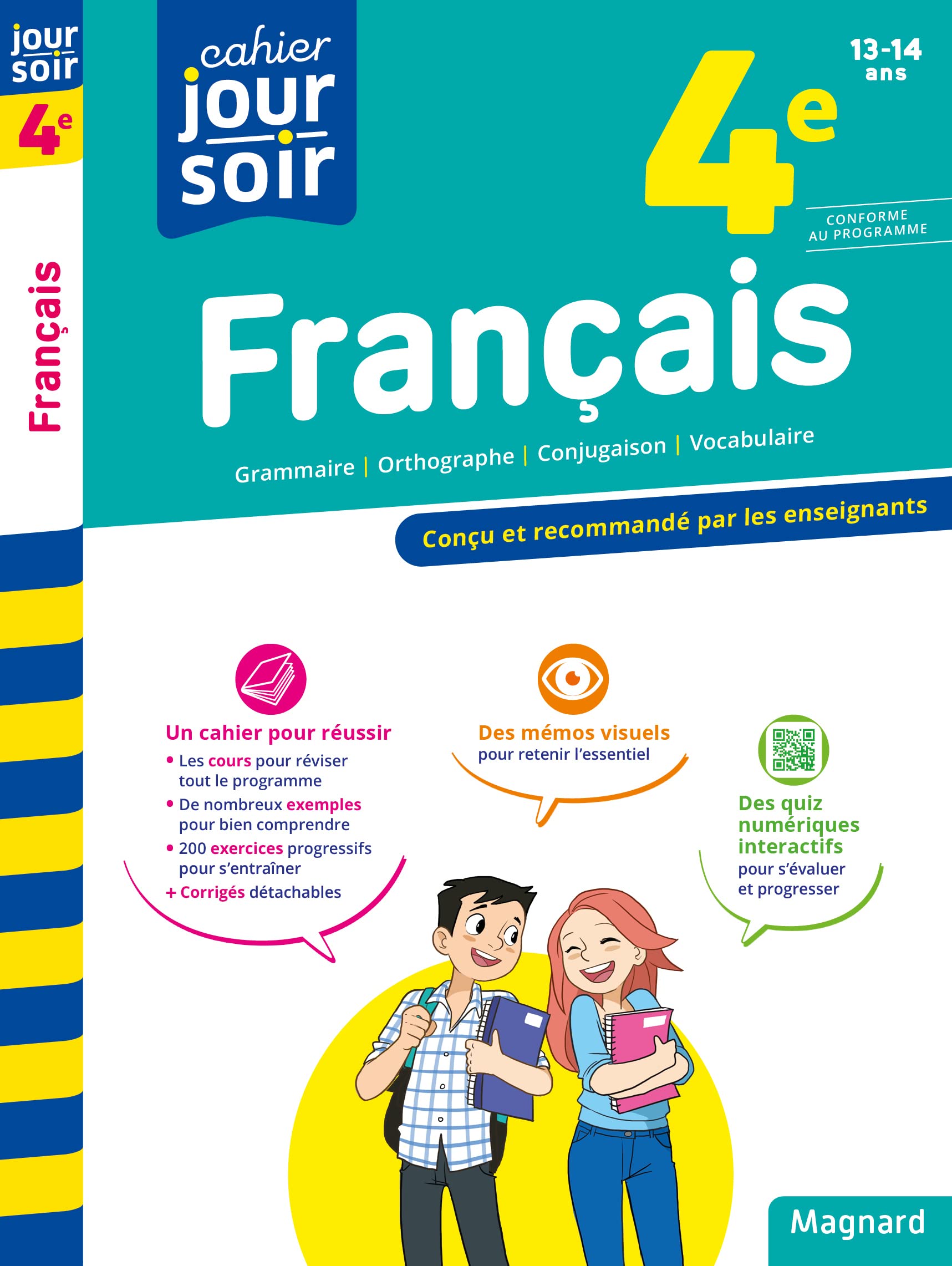 Français 4e - Cahier Jour Soir: Conçu et recommandé par les enseignants