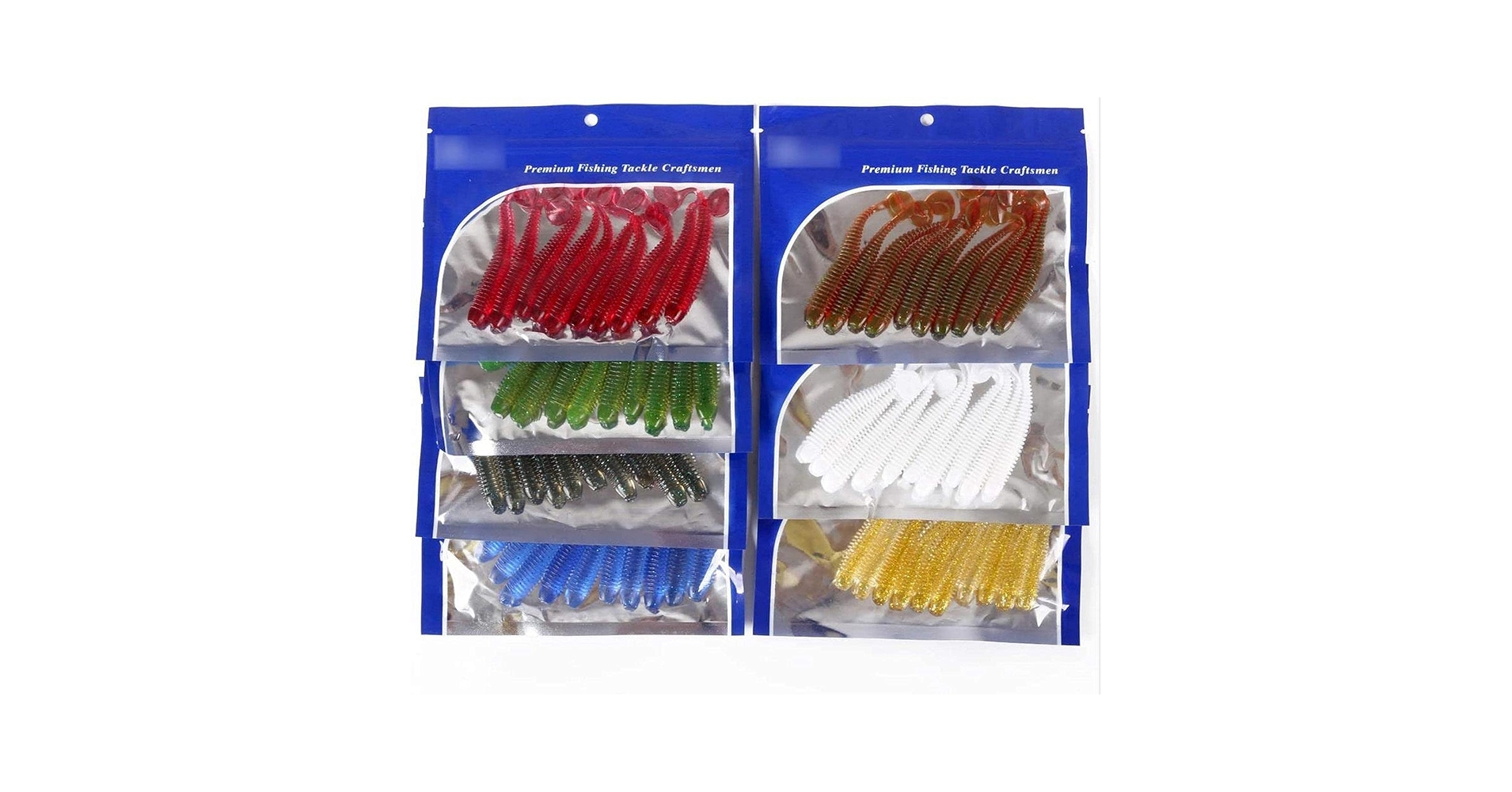 Amazon.co.jp: 7色セット ワーム ソフトルアー シャッドテール