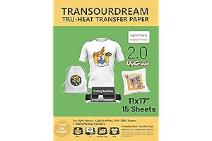 TransOurDream Heat Transfer Paper 11x17
