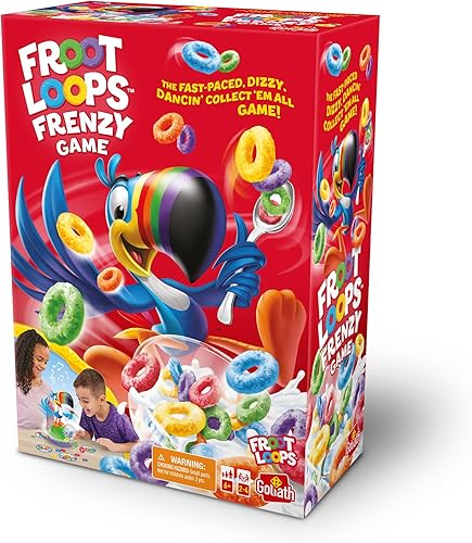 Miniatura 8 de Goliath Froot Loop Frenzy - Juego de habilidad y acción - El juego de ritmo rápido, mareado, bailarín y colecciónalos todos para edades de 6 años en