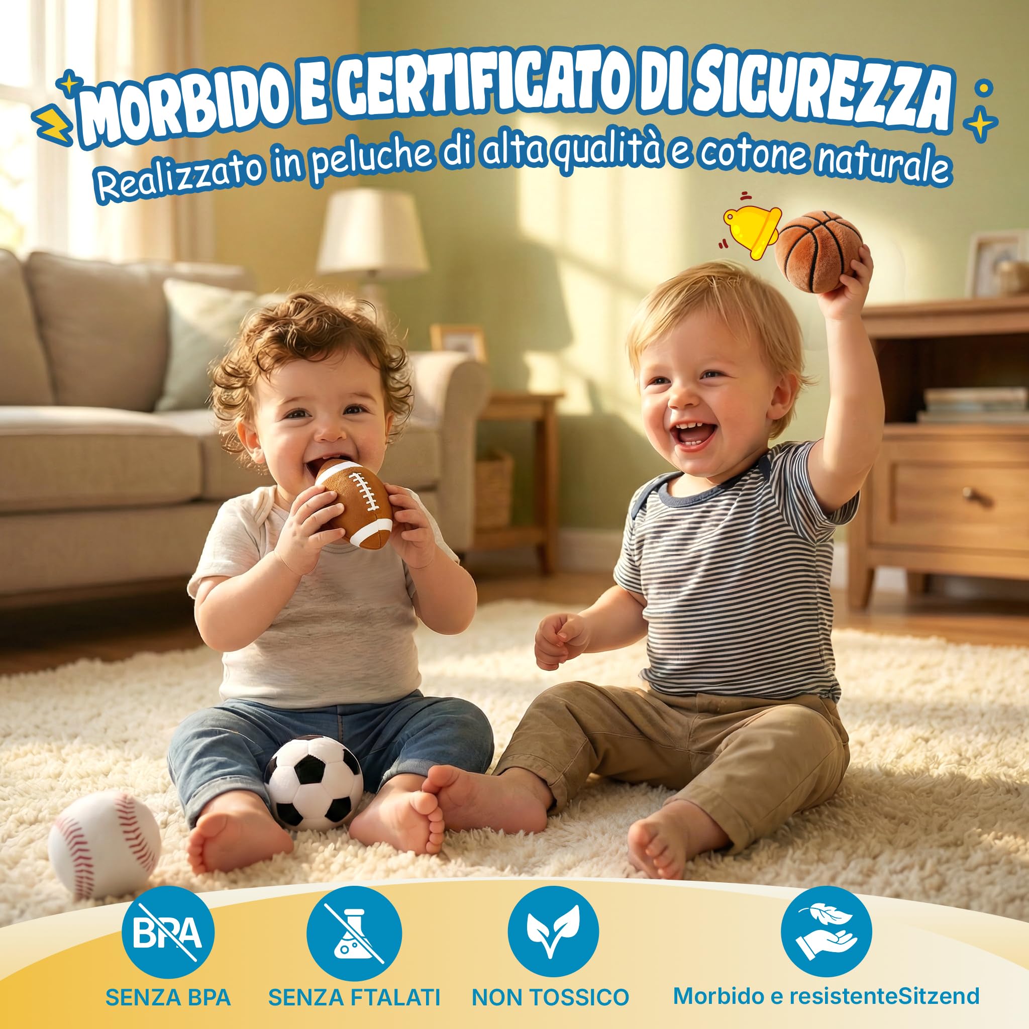 Giochi Neonato 3-6-9 Mesi, Giochi Bambini 1 Anno Regalo Bambino 6 12 18 Mesi Giochi Montessori 6-12 Mesi Giochi Sensoriali per Neonati Giocattoli Bambino 1 Anno Compleanno Regali Bambina 1 Anno