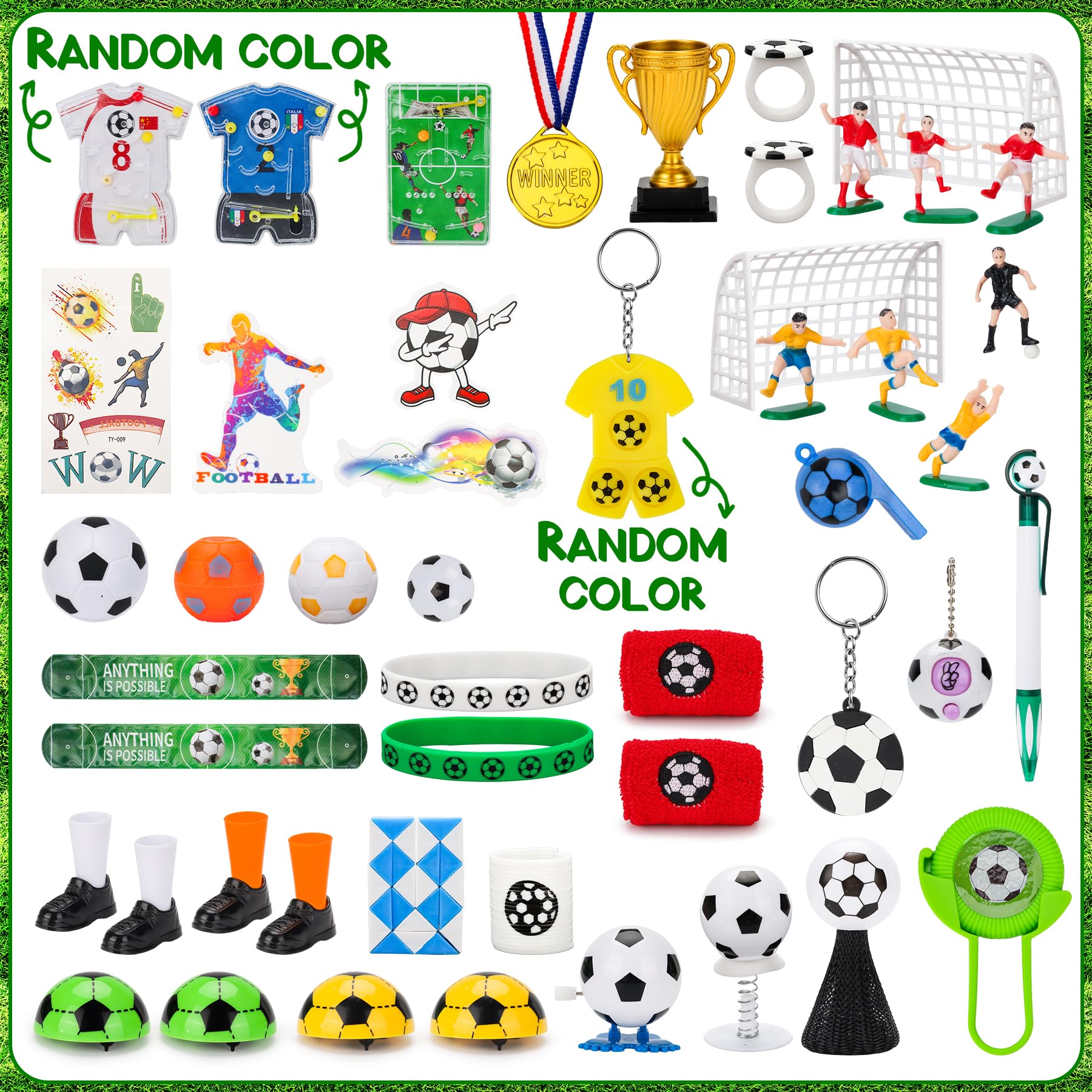 Calendario de Adviento de fútbol 2025, regalos de cuenta regresiva de Navidad de 24 días para niños y niñas, calendario de Adviento con accesorios de fútbol, relleno de calcetines de Navidad, regalos