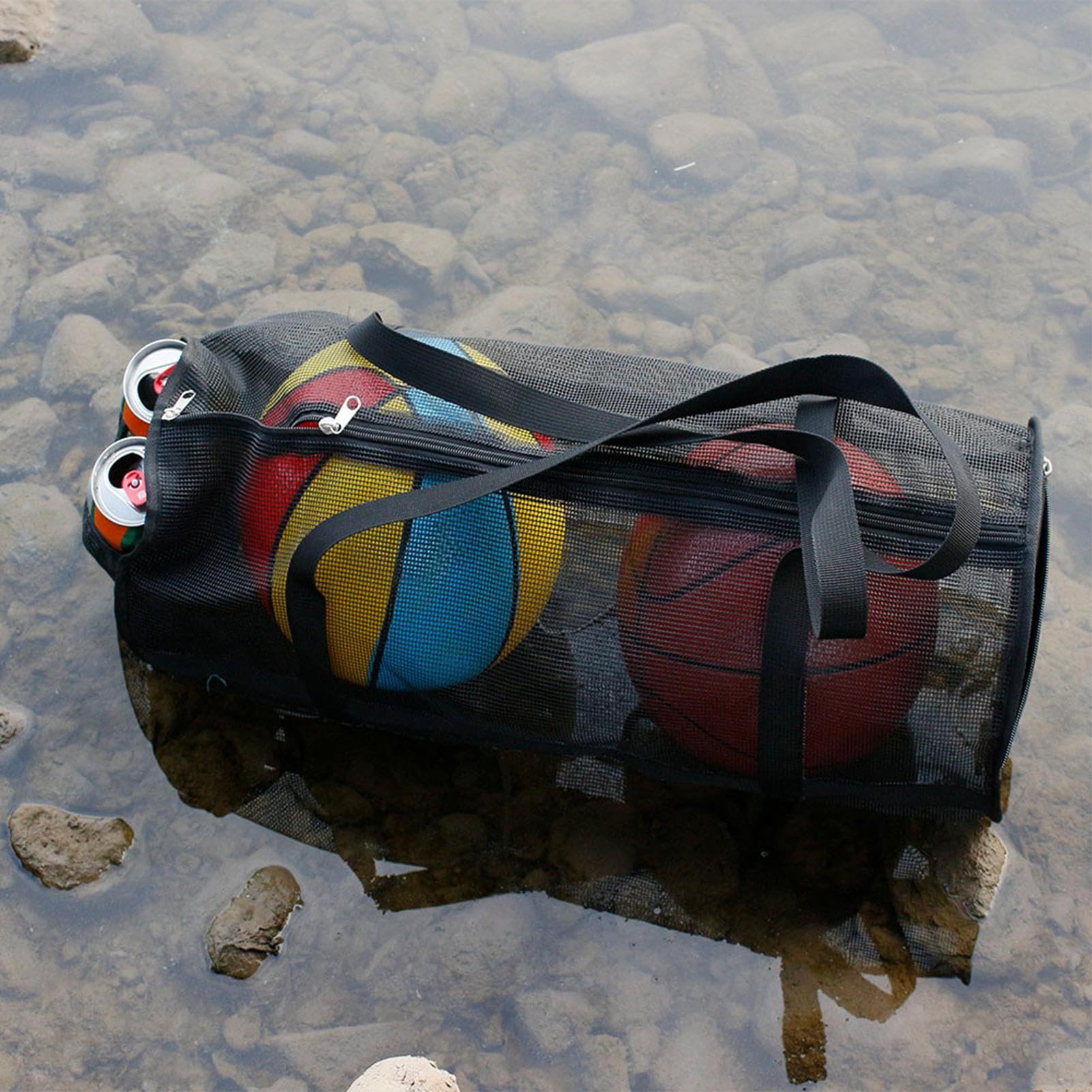 Scuba Diving Bag - Mesh Duffle Bag, Scuba Diving Equipment Bag | Folding Large Capacity Scuba Bag Dive Mesh, Basketball Football Storage Bag, Sports Yoga Fitness Training Bag for for Swim Gym Gears