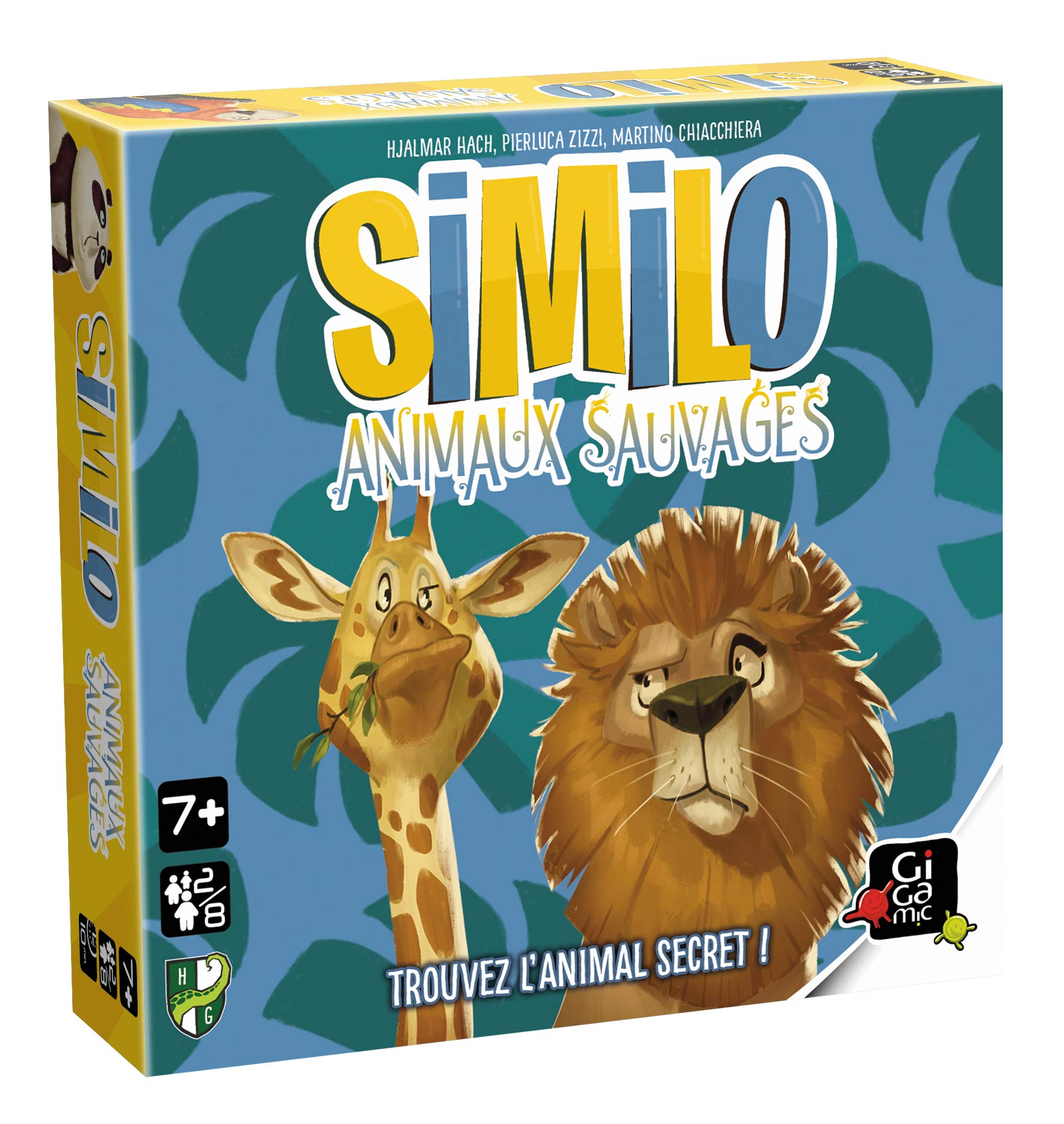 Gigamic - SIMILO Wild Animals - Cooperative deduction game for the whole family - From 7 years old.