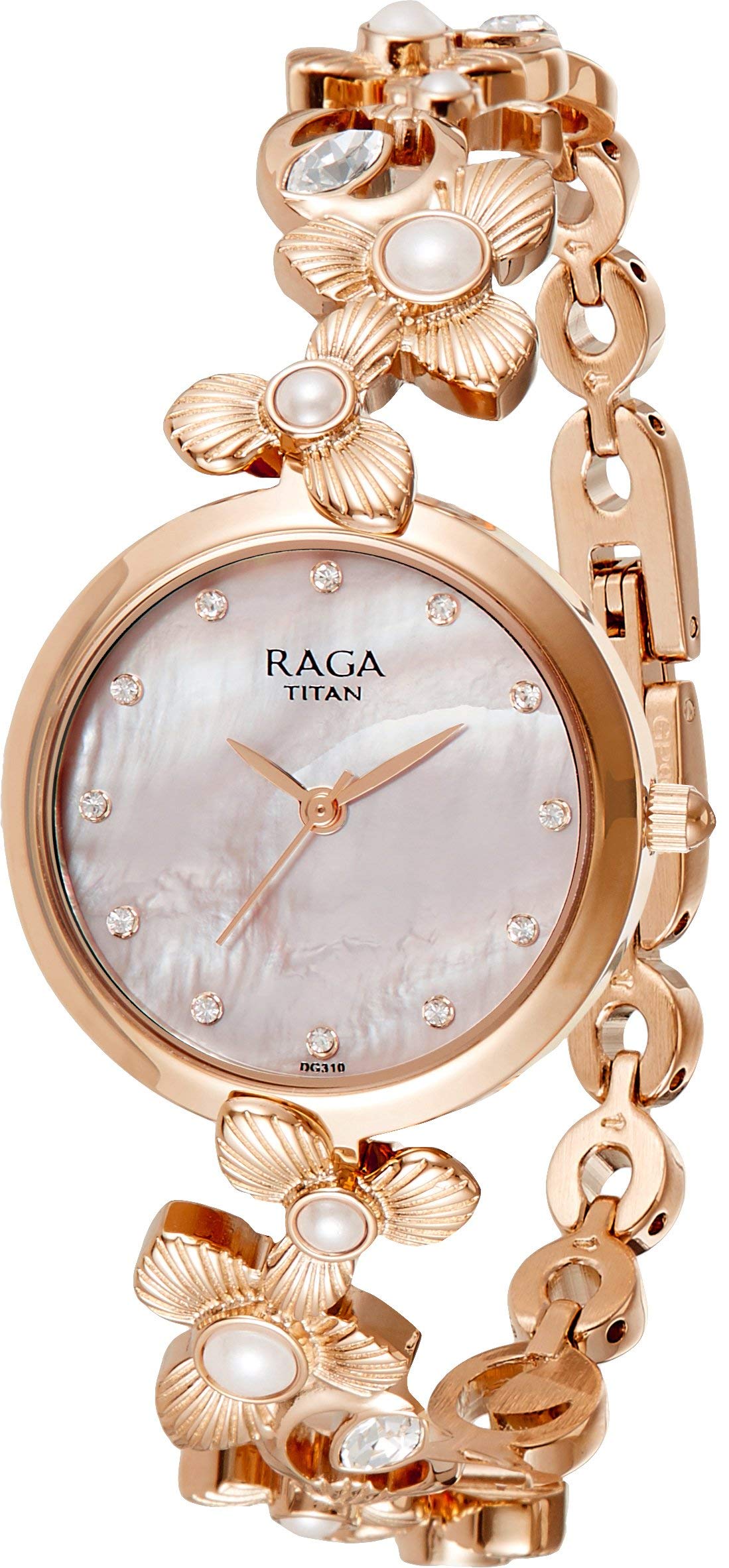 Titan Raga Aurora Analog White Dial Women's Watch-NN95048WM01/NR95048WM01