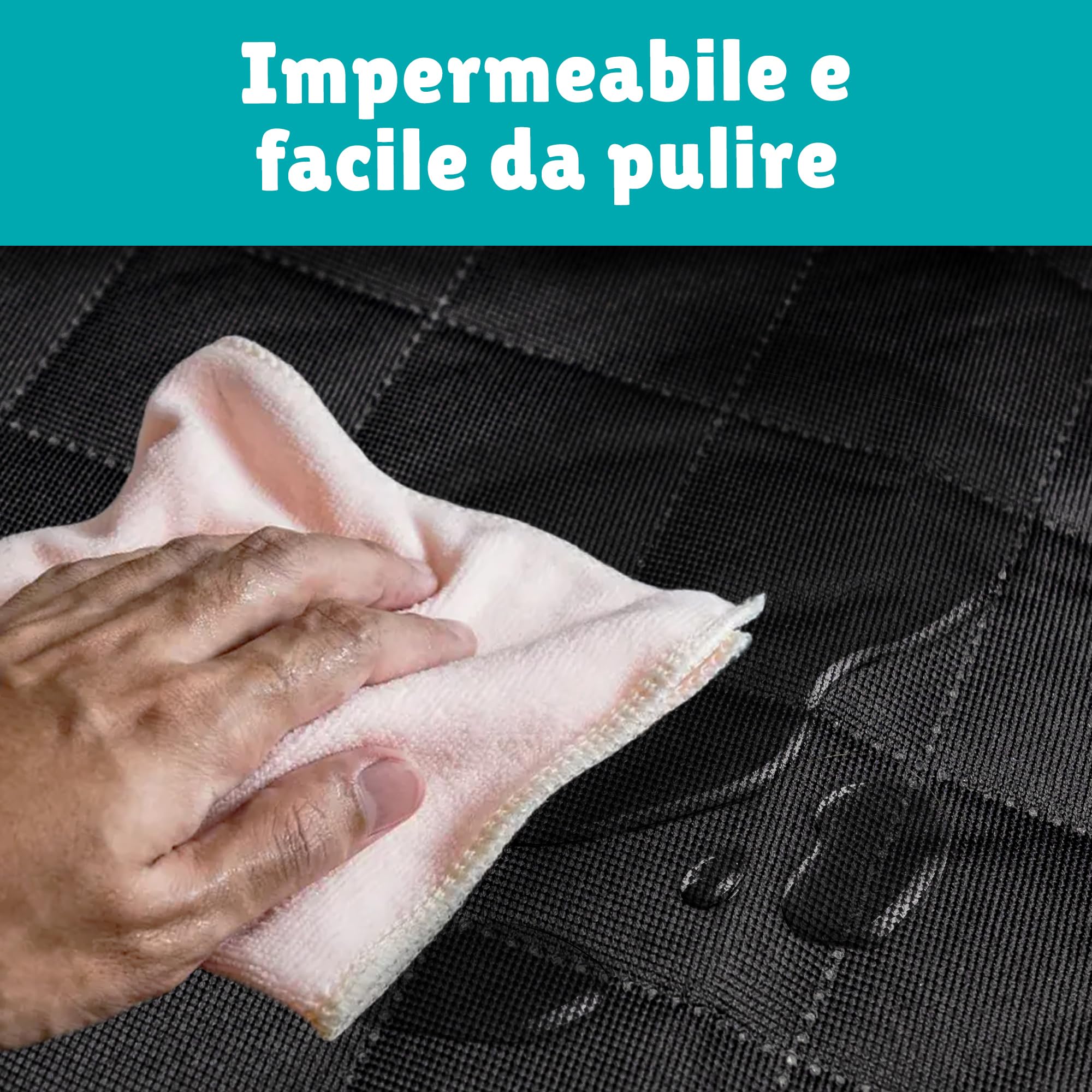 FIRSTPAW Seggiolino Auto per Cani di Piccola Taglia e Media - Trasportino per Cani Auto - Seggiolino per Cani da Auto Impermeabile, Rinforzato e Robusto per Sedili Anteriori e Posteriori