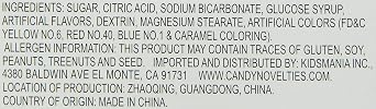 Kidsmania Soda Can Fizzy Candy, 1.47-Ounce Cans (Pack of 12)