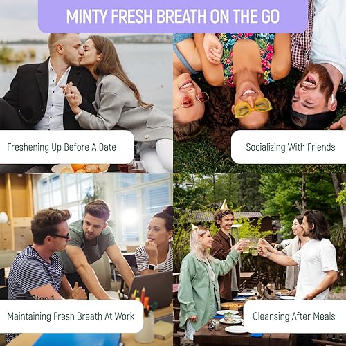 Miniatura 7 de Paquete de 200 pastillas de pasta de dientes naturales  Enjuague bucal masticable que blanquea las abejas tabletas para dientes SLS y sin flúor,