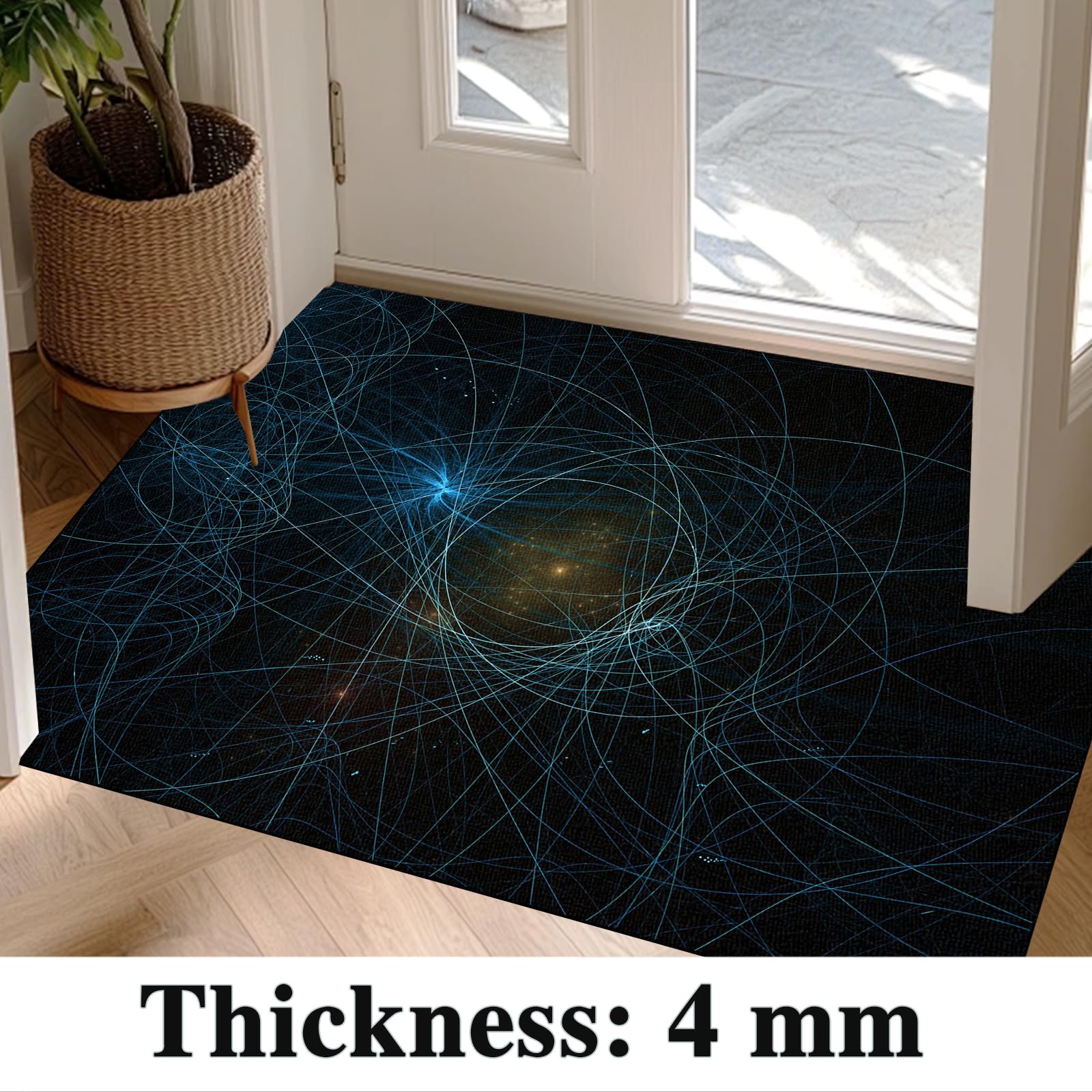 Tapis de Chaise Gaming Tapis de Sol Bureau Tapis de Chaise Roulante Tapis de Protection pour les Sols Tapis Chaise de Bureau, 150 x 180 cm Tapis de Sol pour Fauteuil Convient au Bureau à Domicile