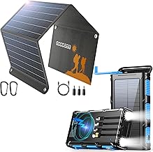 GOODaaa 30W Solar Panel Plus 45800mAh Solar Power Bank