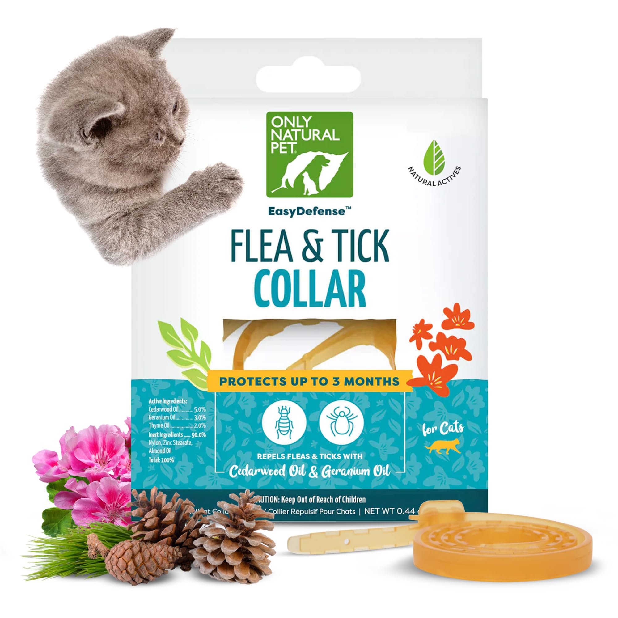 Only Natural Pet EasyDefense Flea & Tick Cat Collar