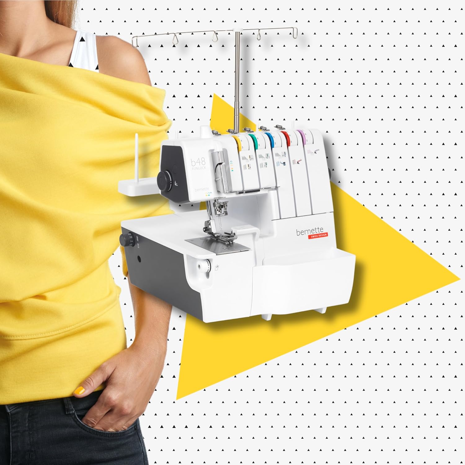 B48 Funlock Coverstitch Overlock Serger Bundle ontmoet