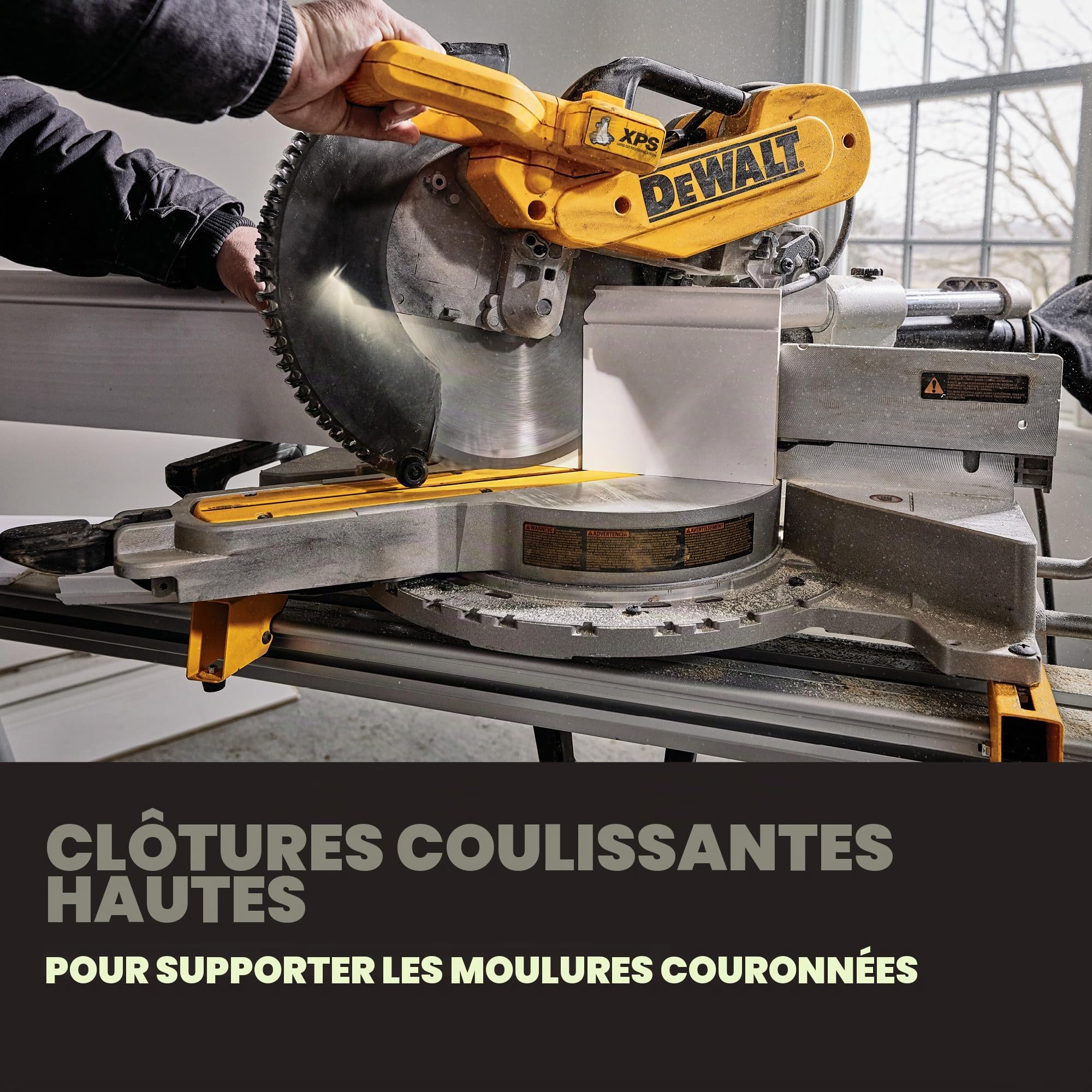 DEWALT Scie à onglets radiale XPS 1675W DWS780