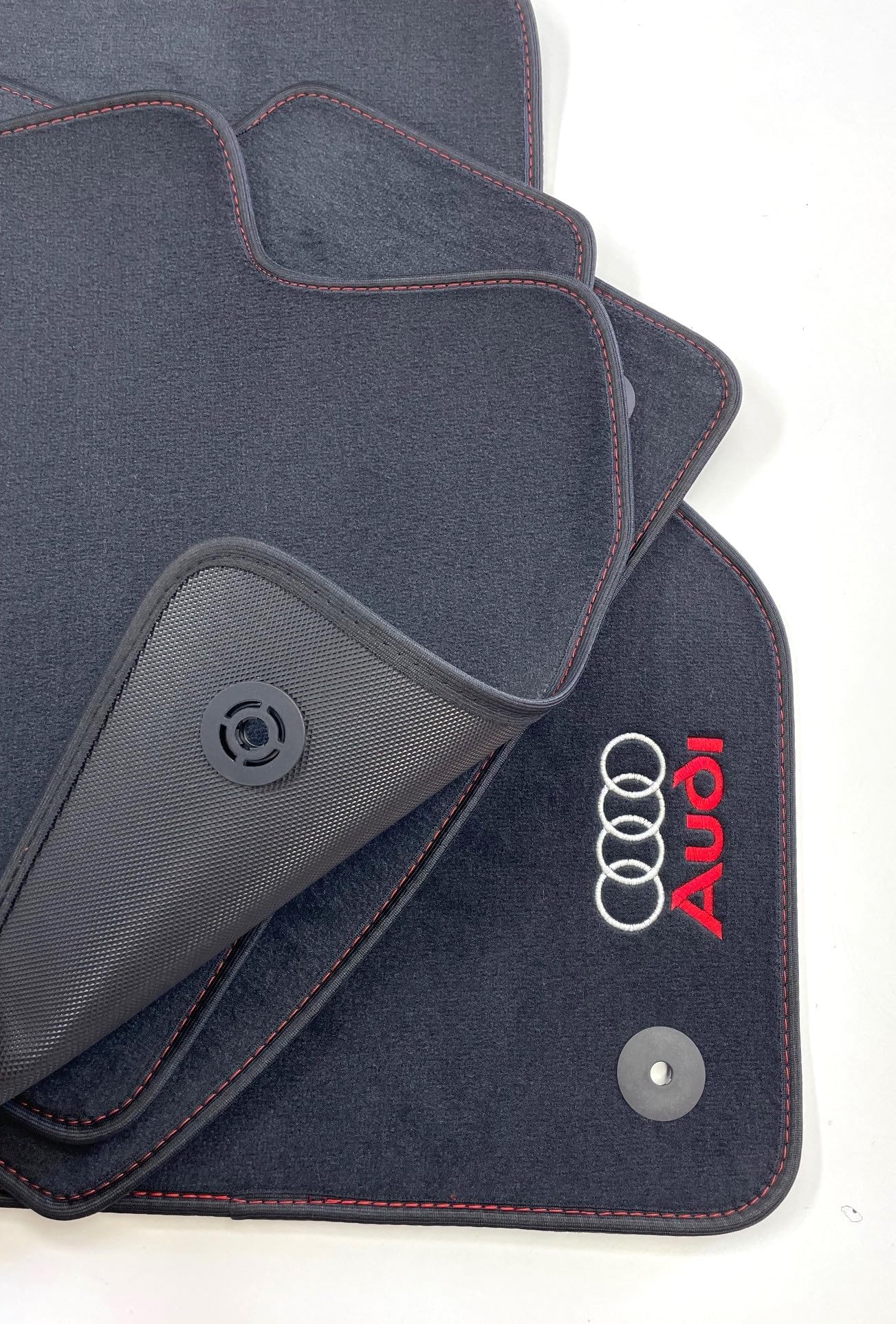 Tappetini Auto Anteriori In Velluto Beige Per Audi A3 8V (2012-), Specifici 5 Porte E Cabrio - 2