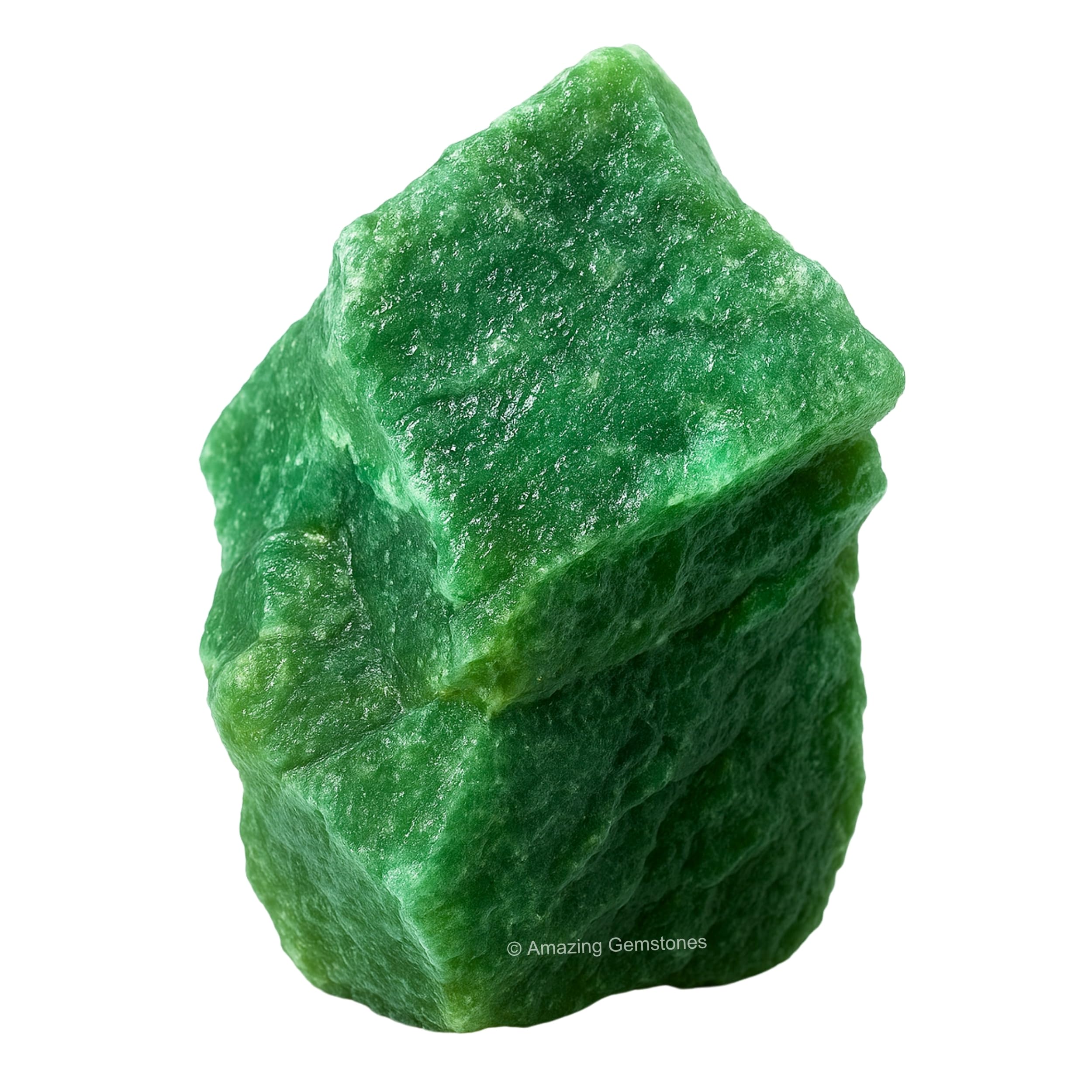 Dark Green Aventurine Crystals and Healing Stones, 1 Piece Raw