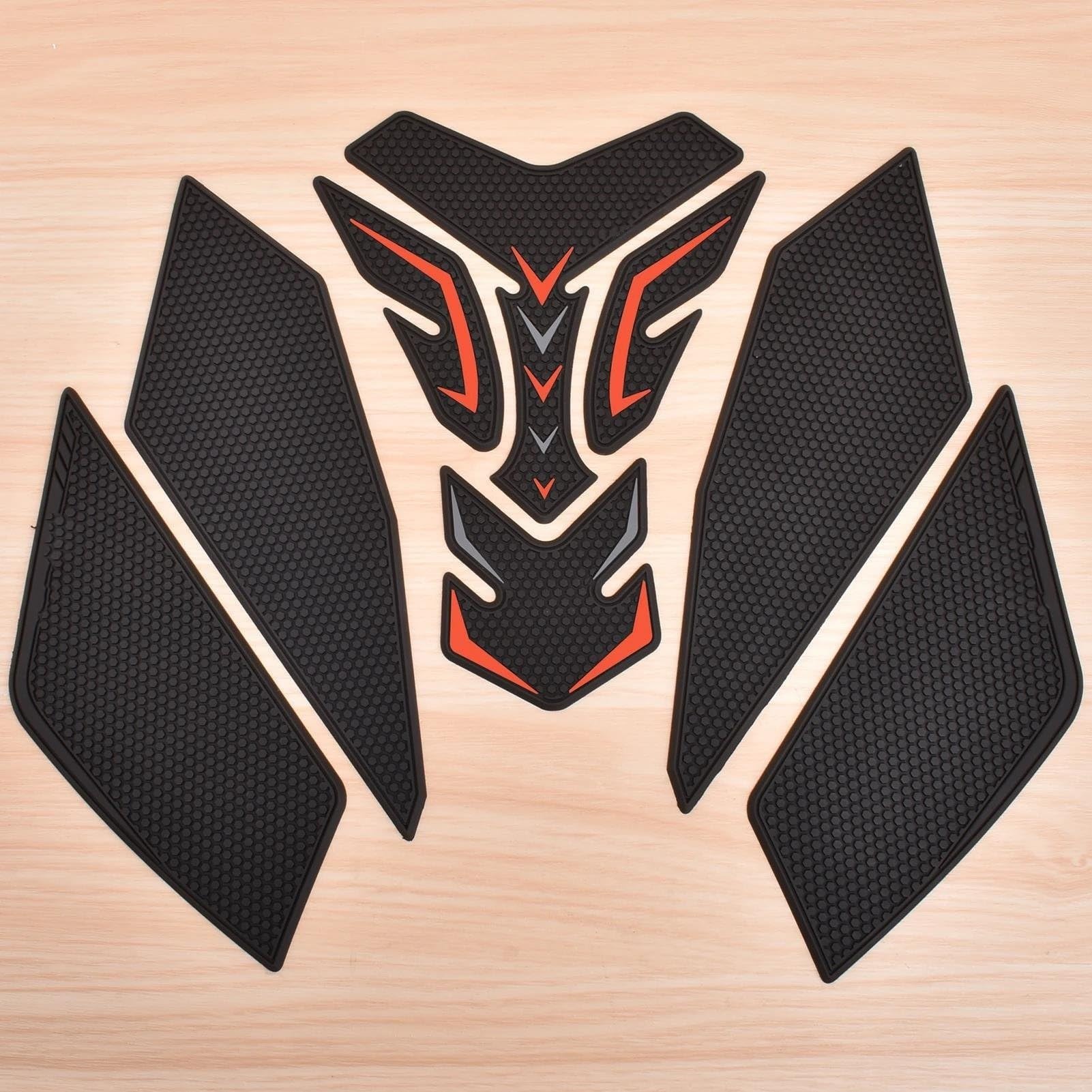 Motorcycle Tank Traction Side Pads Knee Grip Fuel Decal Protect Accessories for Kawasaki for Z900 2019 2020-2024 Streetfighter(Color1)