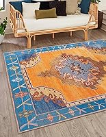 Vista 41 de Unique Loom Timeless Collection - Alfombra de área - Thomas (2' x 3' 1" ovalada, negro y blanco/gris)