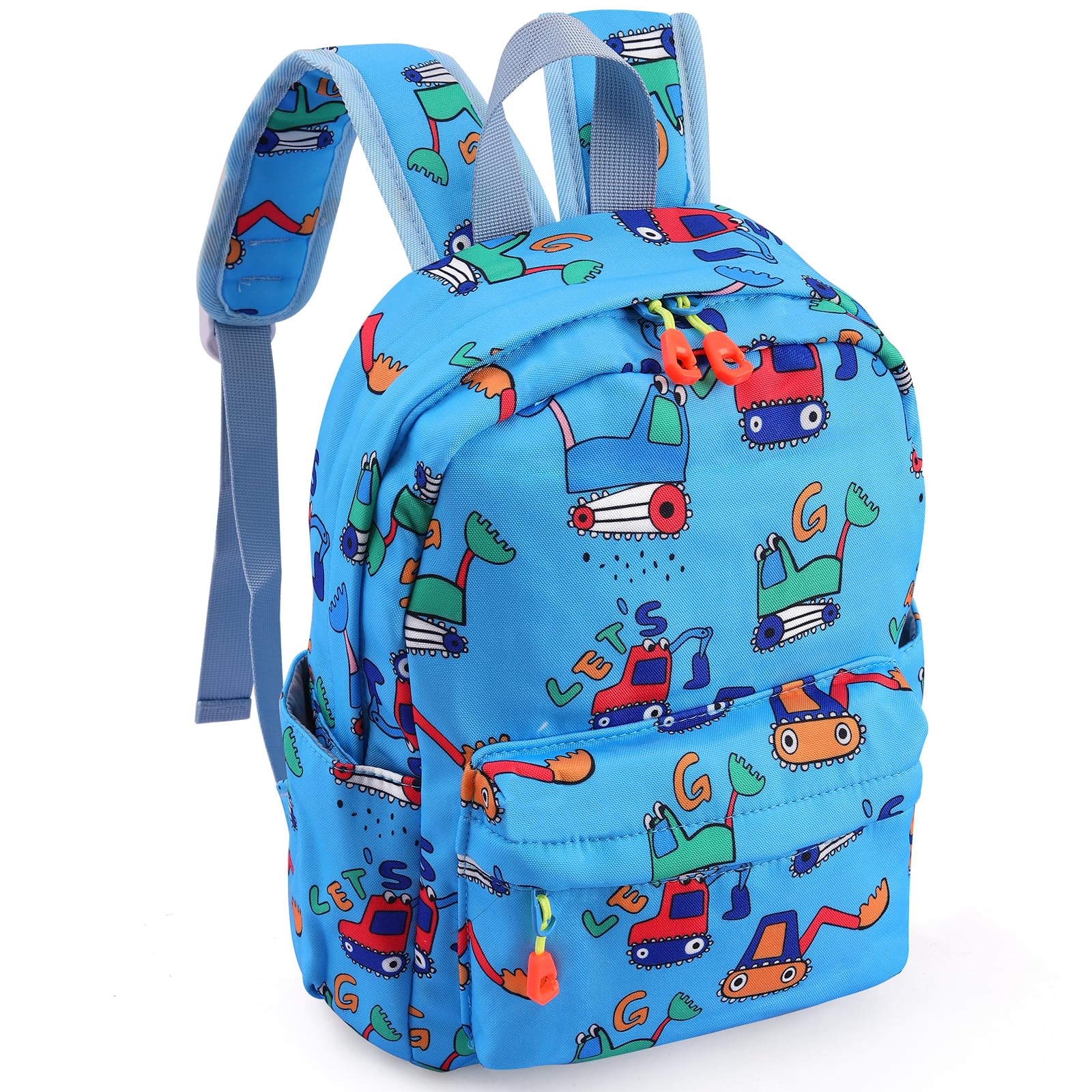 Zicac Toddler Backpack for Boys Girls 12 inch Mini Kids Backpack for School &amp; Travel, Preschool Kindergarten Cartoon Daypack