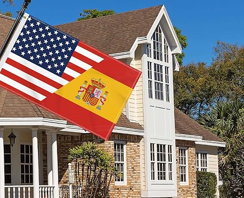 Miniatura 5 de Bandera británica de Estados Unidos de 3 x 5 pies, gran pancarta de 150D para exteriores de Estados Unidos, Gran Bretaña, impresión de doble cara,