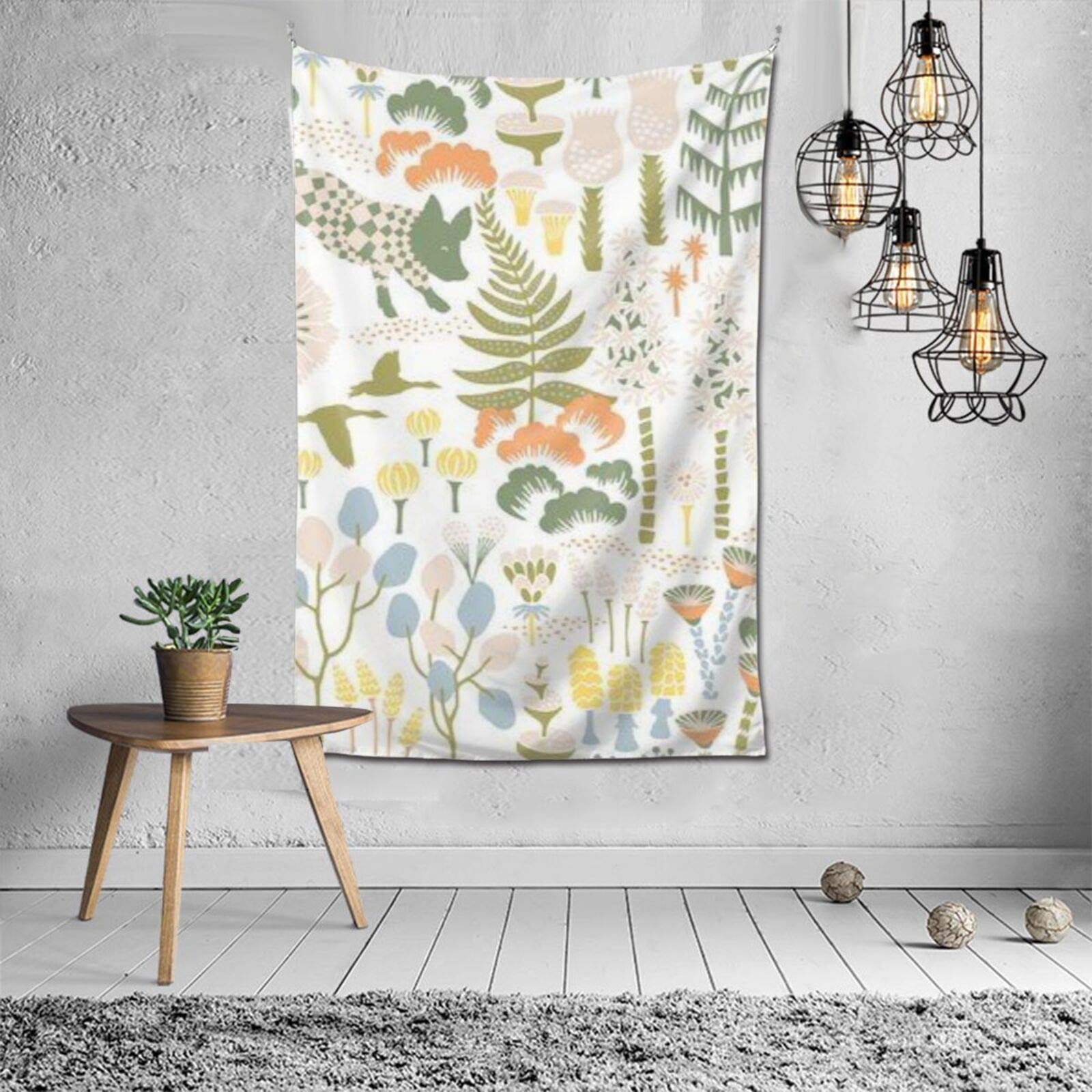 U/S Polyester Tapet Hanna Werning Plaid Curtain- One Size