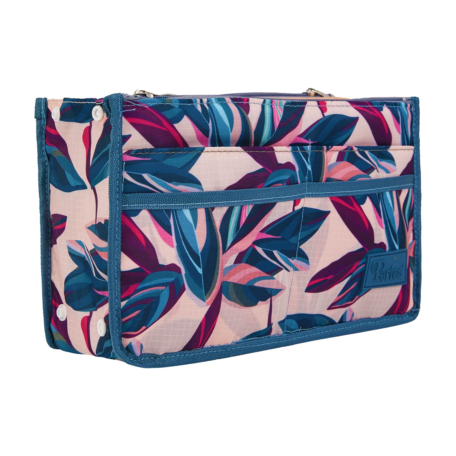 Periea 'Signature' Luxury Handbag Organiser Insert - 3 Sizes - (Seafoam Waves, Large) — view 24