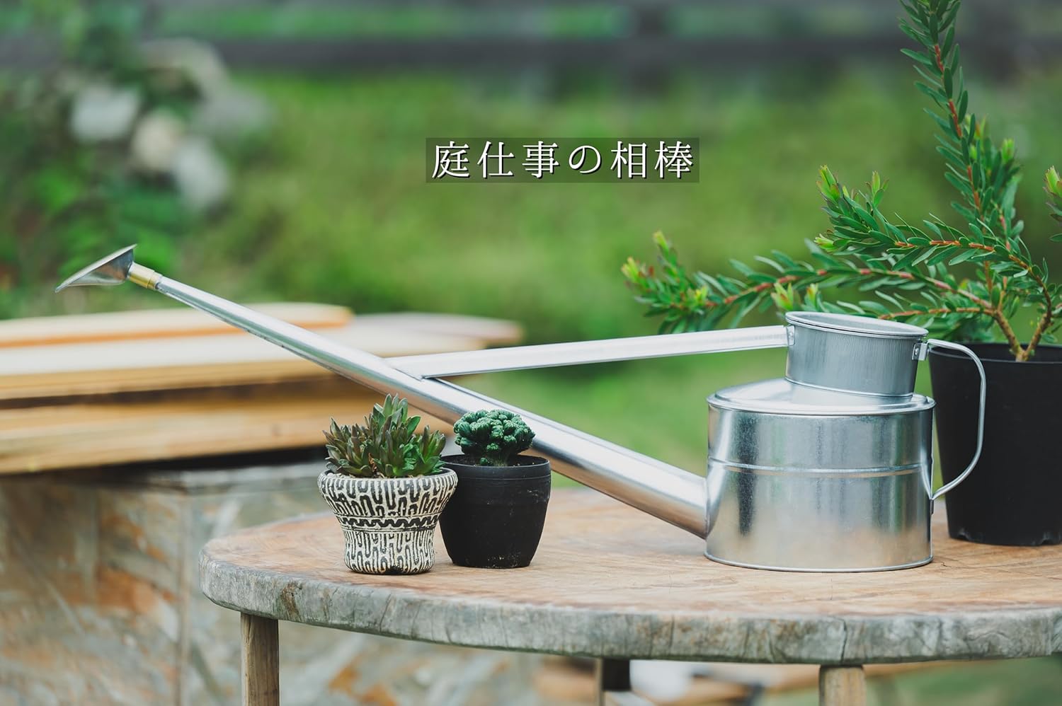 Onoe Gardening Joro 4L (4 L) (Outdoor, Durable Galvanized Galvanized, Soft Sprinkling with Fine Granults, Anti-Clogging, Fine Water, Fine Tube, Watering, Watering, 4 L), Bonsai, Made in Japan