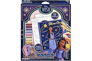 Disney Wish! Craft and Design with Color By Number Markers