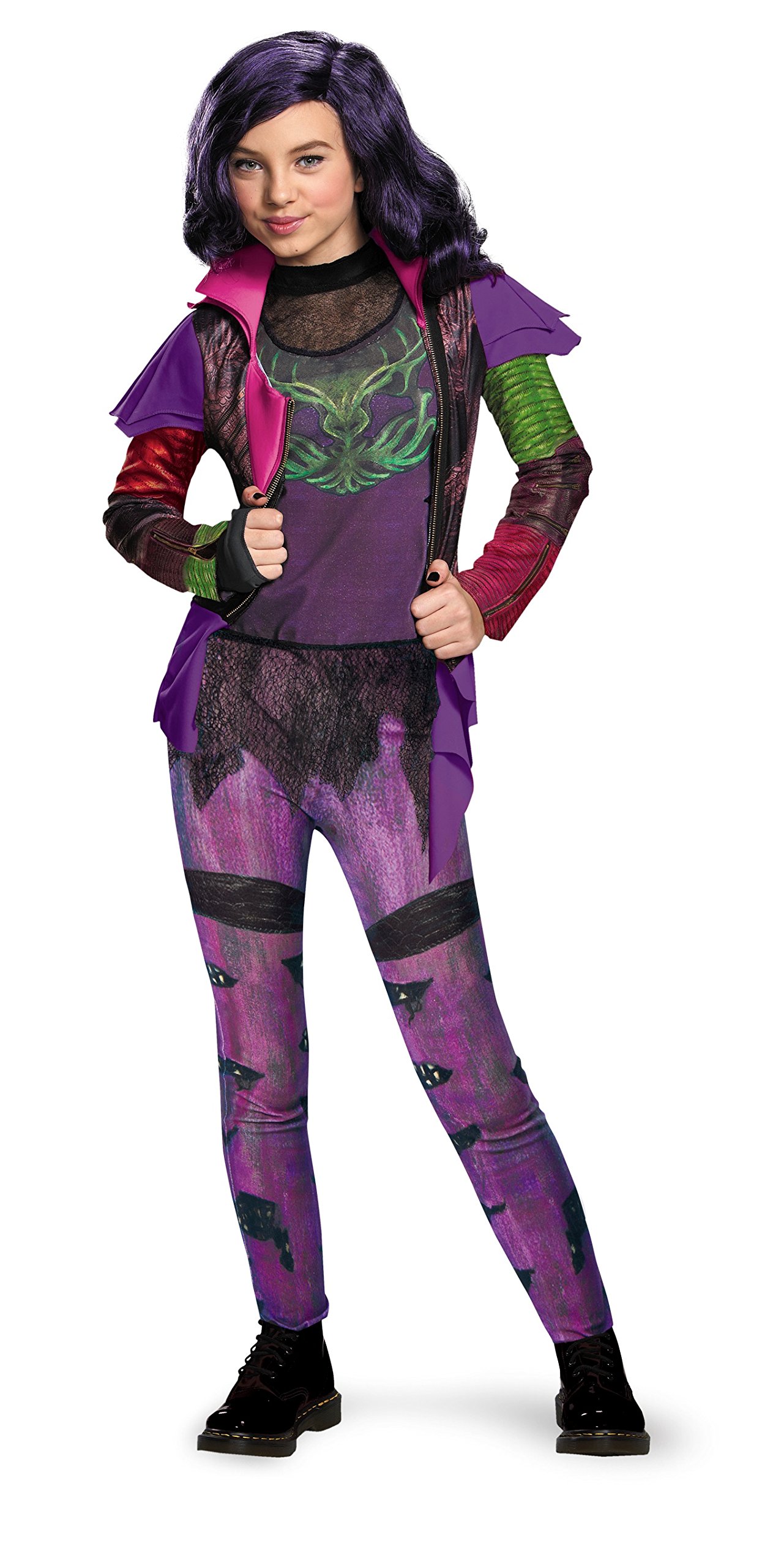 Disguise Mal Costume, Official Disney Descendants Isle Of The Lost Deluxe Costume