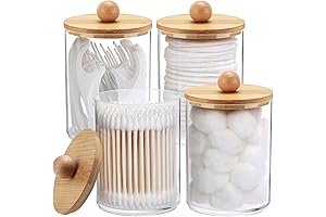Tbestmax 4 Pack Bathroom Organizer Container