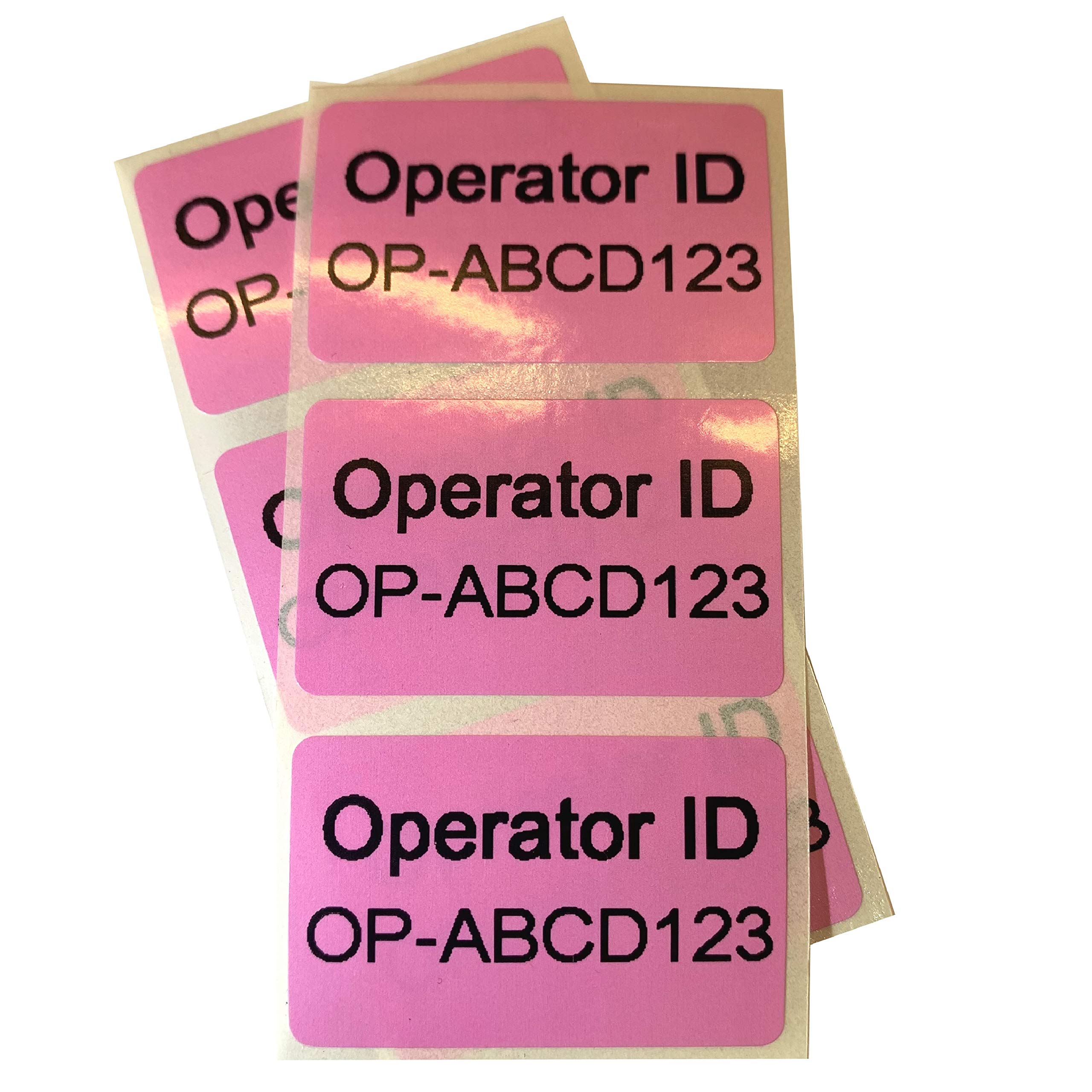 AllCachedUp Waterproof Drone or Model Aircraft Operator ID Stickers CAA UK Regulatory Identification Labels 4cm FIVE (Pink) โ image 1