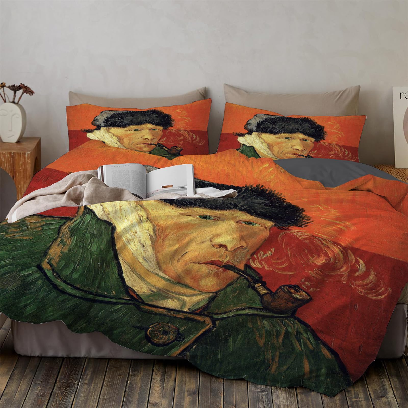 Housse de couette Van Gogh en polyester pour créer une ambiance de chambre artistique