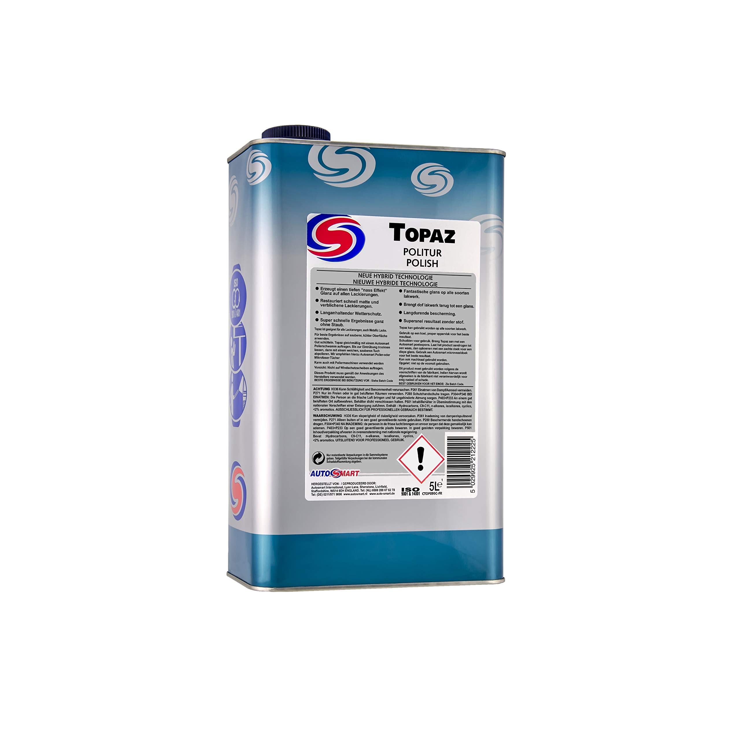 Autosmart Topaz Polish 5 Litres