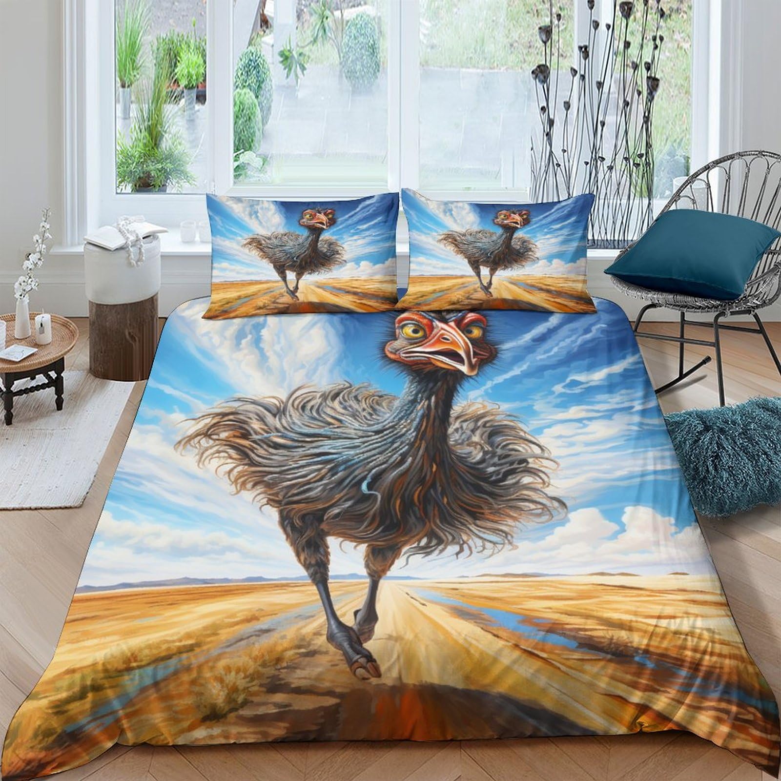 Housse de couette en microfibre douce 220 x 240 cm pour en finir avec la couette qui glisse