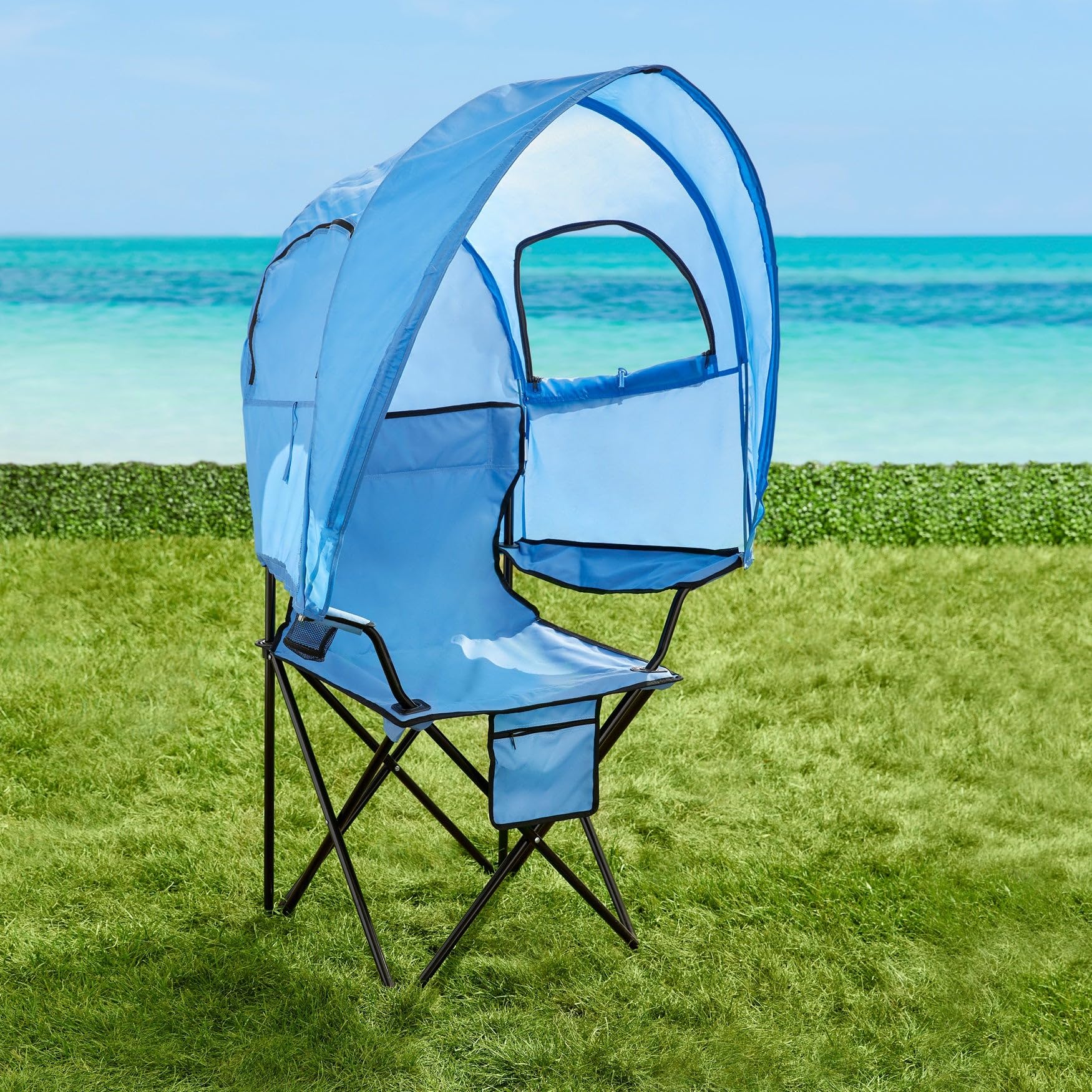 Amazon.com : BrylaneHome Outdoor Oversized Canopy Tent Camp Chair