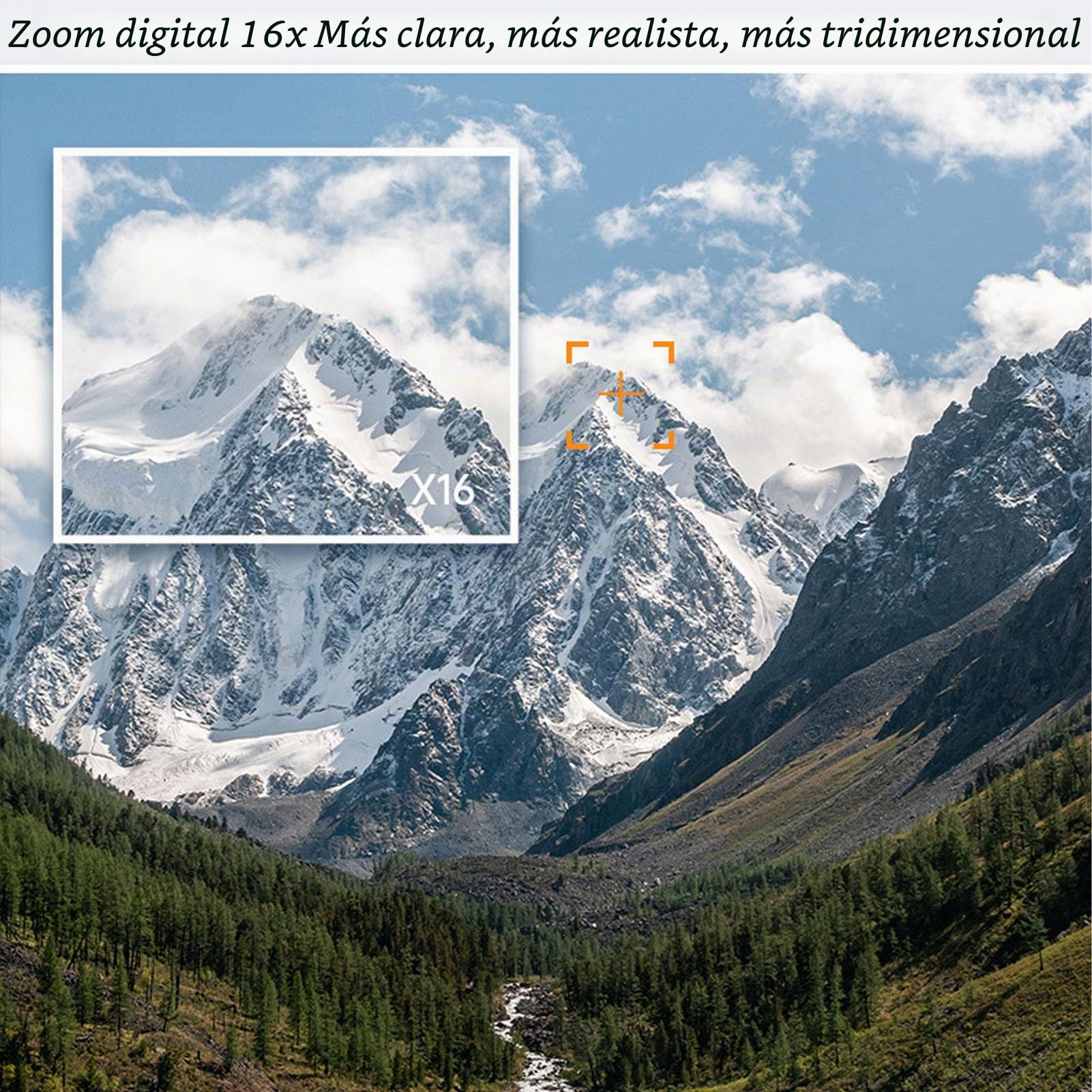 Cámara Digital HD 4K de 58MP con Enfoque Automático con Zoom de 16X, Cámara Compacta de Bolsillo para Fotografía de Viajes Vlogging (Blanco)