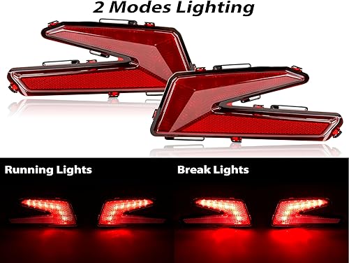 Miniatura 2 de Luces traseras LED para Can Am Maverick X3 XDS XRS Max Turbo R 2017-2025, accesorios de lente roja, luces traseras de freno trasero, kit de montaje