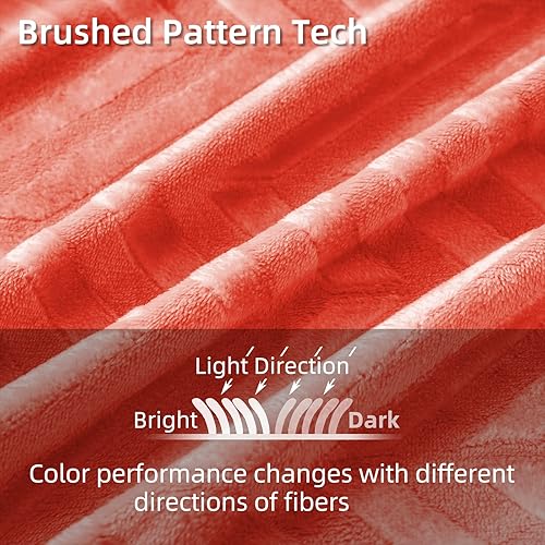 Miniatura 3 de Whale Flotilla - Manta de franela, ligera, de terciopelo suave y esponjoso, diseño de cheurón, para todas las estaciones, tamaño Queen (90 x 90