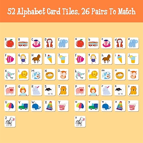 Miniatura 9 de Hebayy Juego de memoria a juego, 72 tarjetas a juego de animales para niños pequeños, 36 diseños, tarjetas de memoria, juguetes educativos de
