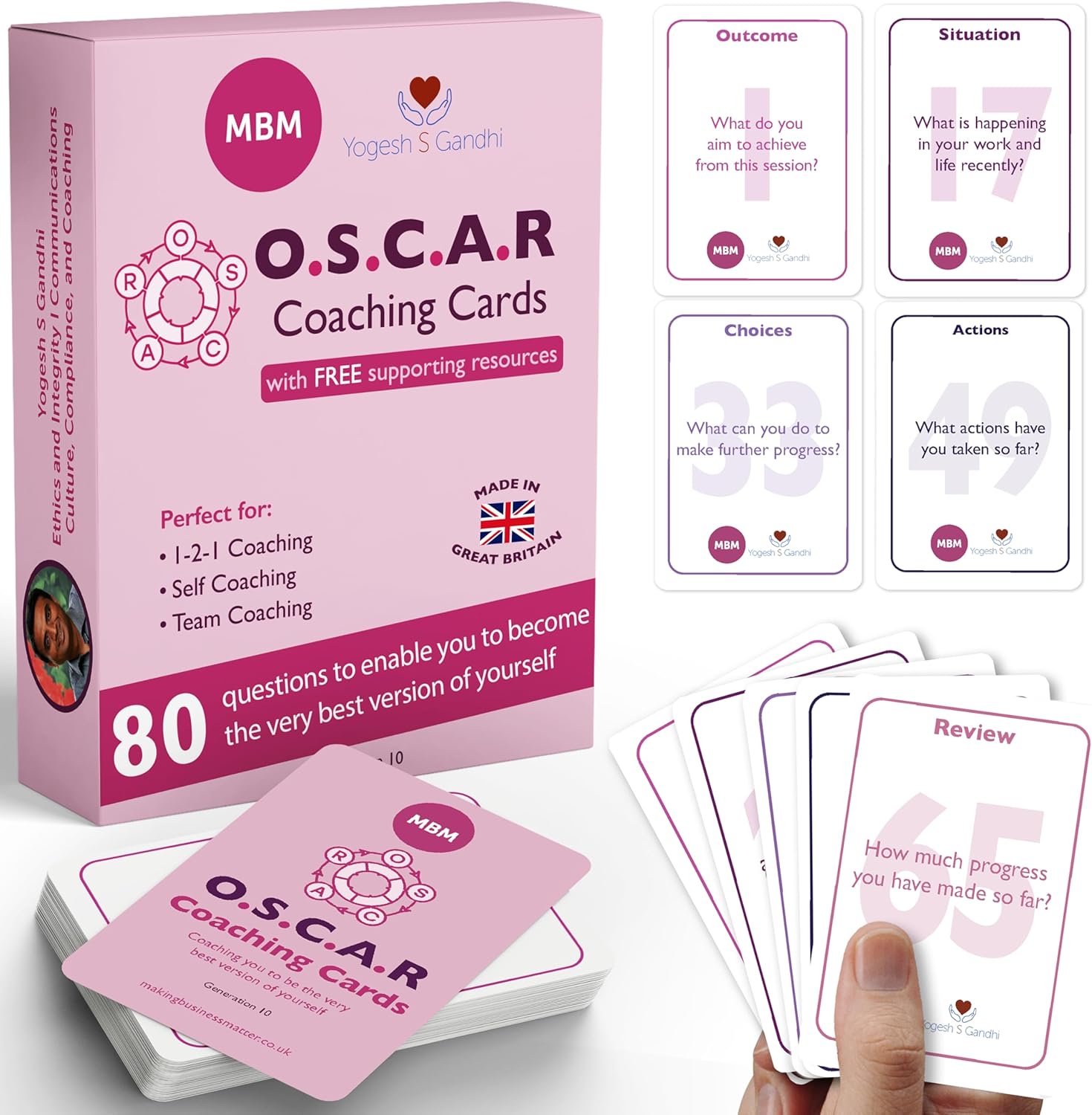 MBM Team & Workplace Culture Coaching Cards – 80 Prompts for Leadership, Collaboration & Employee Engagement | Coaching Flashcards for Managers, HR & Organisational Development