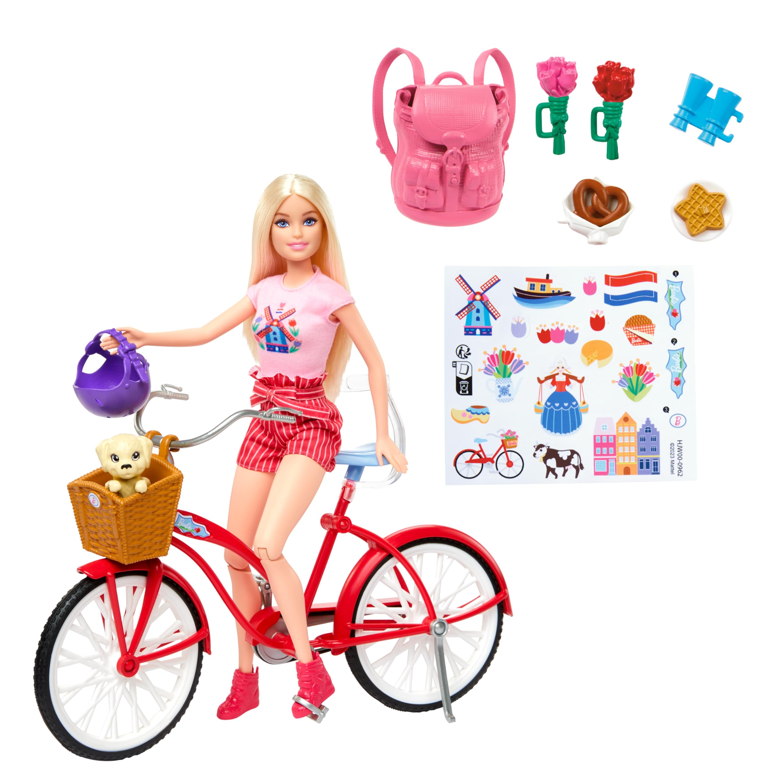 Barbie Doll and Bicycle Play Set
