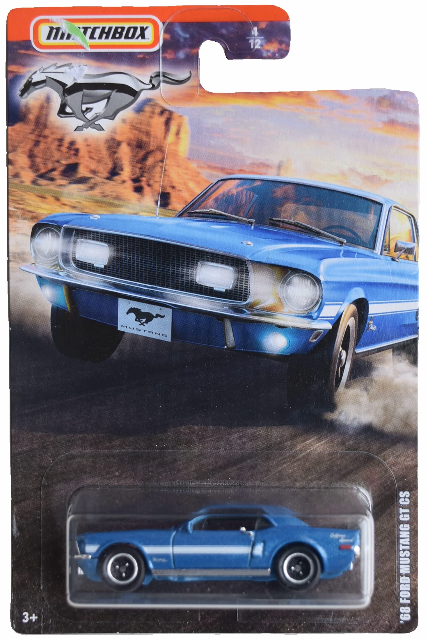 Matchbox '68 Ford Mustang GT CS