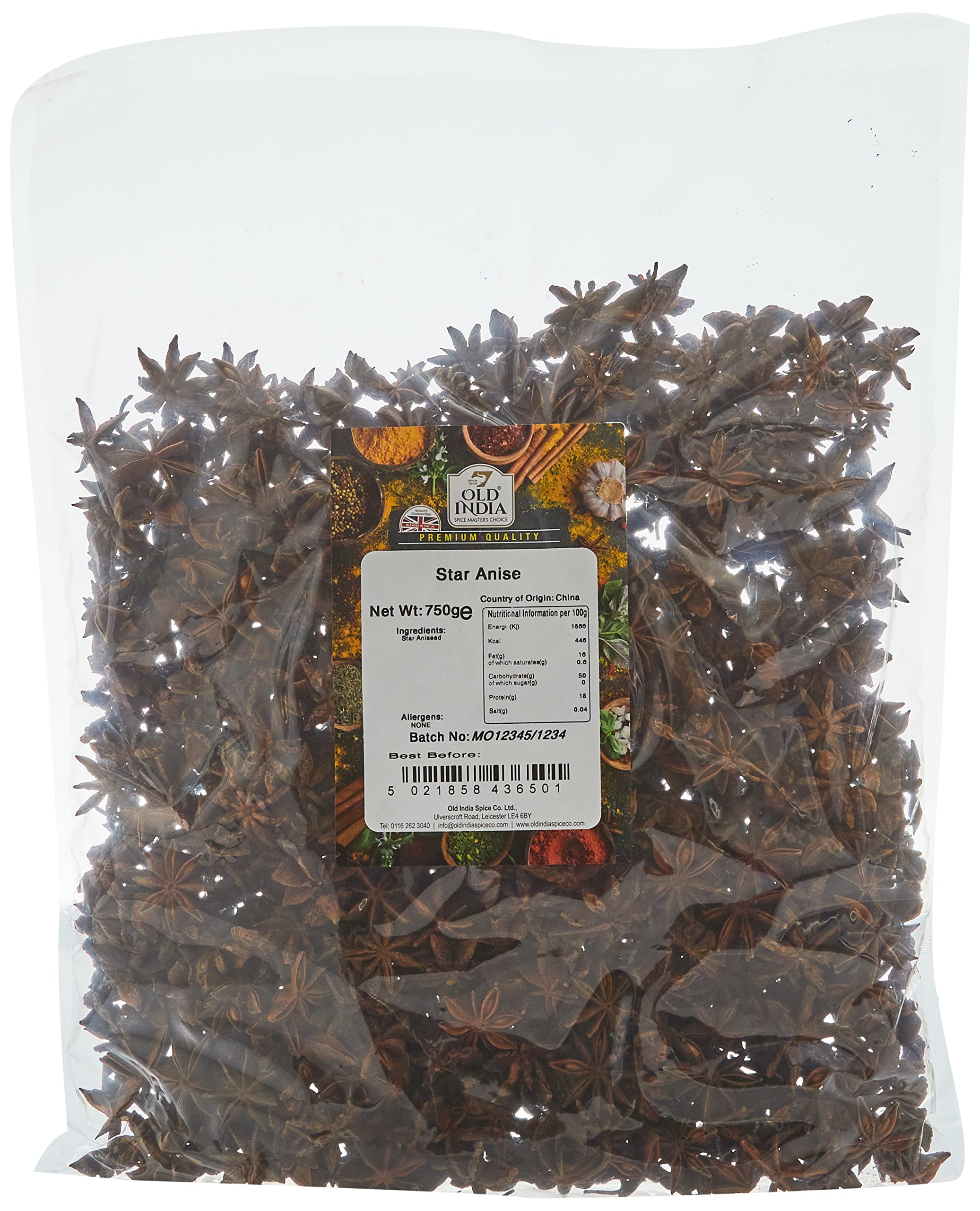 Old India Star Anise 750g