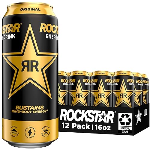 Rockstar Original Energy 16oz 12pk - Original - 16 Fl Oz (Pack of 12)