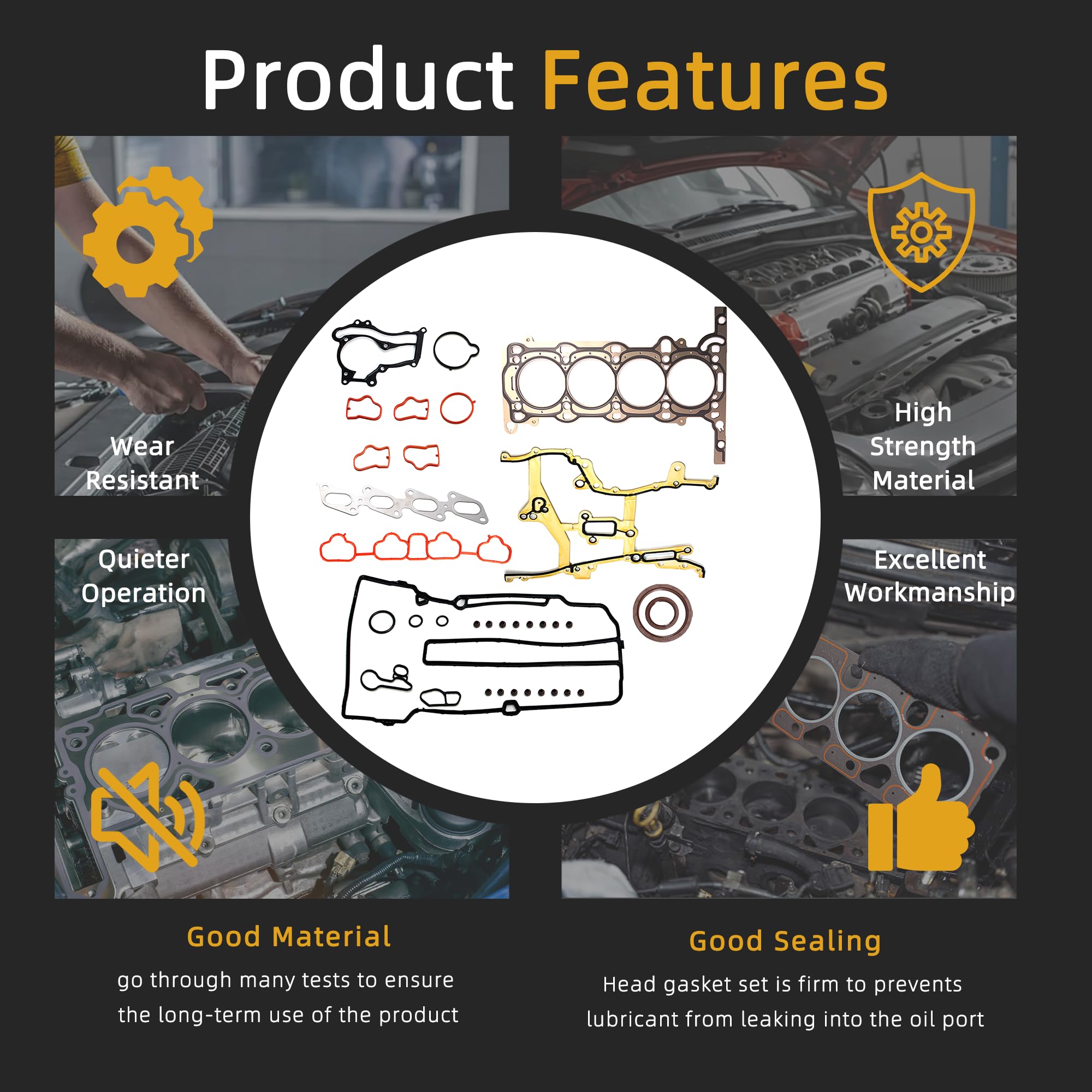 Amazon.com: JAVOUKA Head Gasket Set, 1.4L, 2011-2015 for Chevy