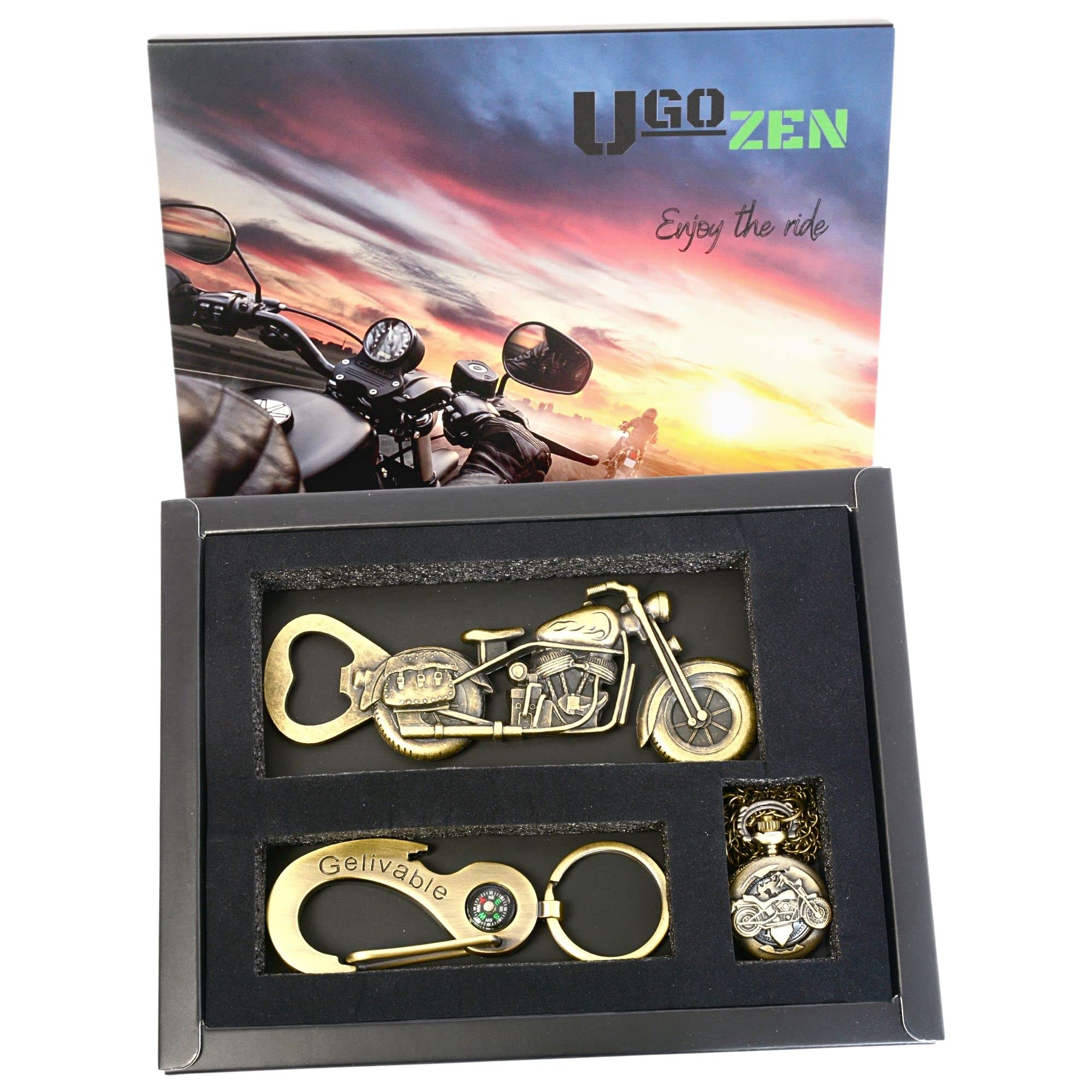 Décapsuleur Bière Moto Rétro Vintage Avec Coffret Cadeau - Idéal Pour Motards Et Amateurs De Bière