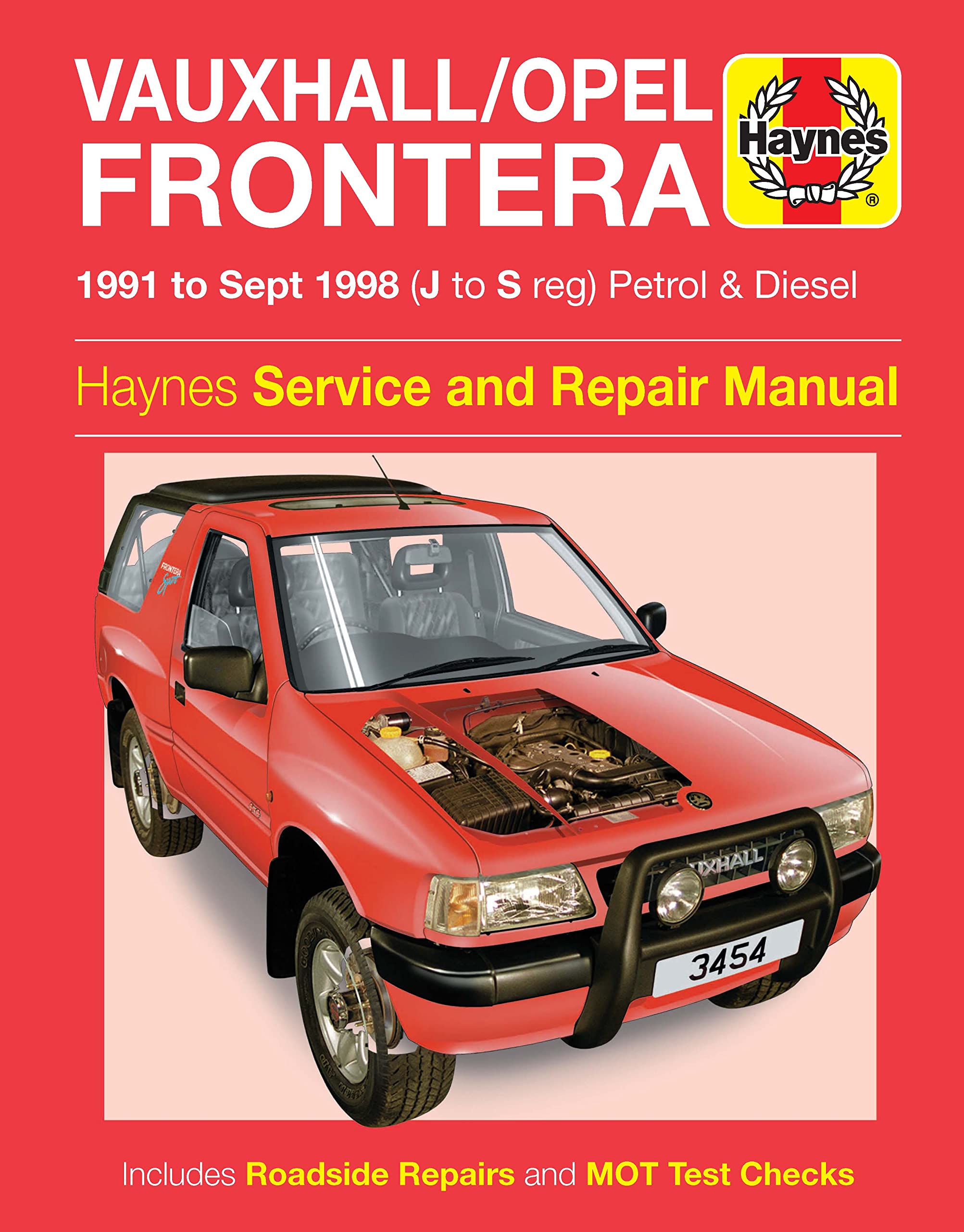 Buy Vauxhall/Opel Frontera Petrol & Diesel (91 - Sept 98) J To S — BookShops.in