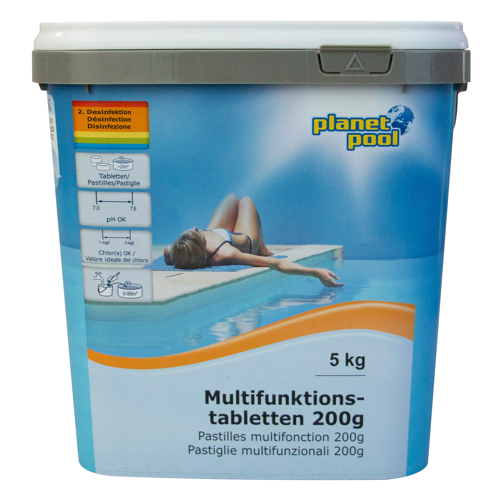 Planet Pool - Langzeit-Multifunktions-Tabletten 200 g, 5 kg