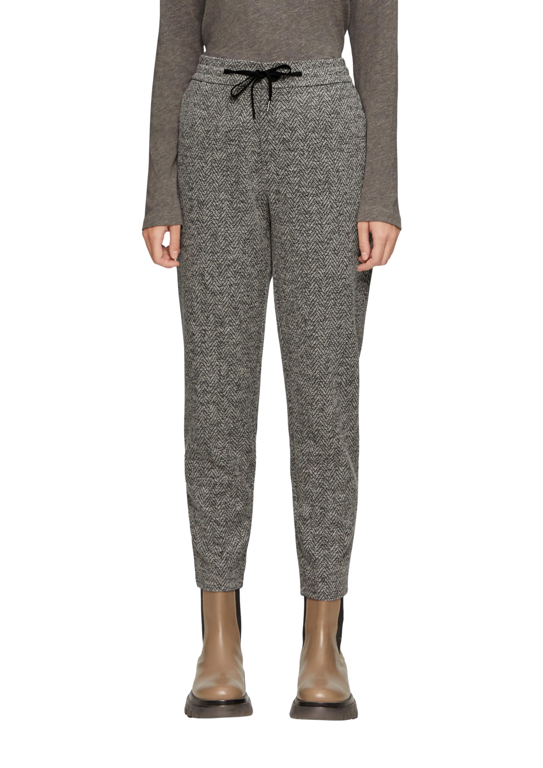 s.Oliver Elastische Jogpants mit Muster
