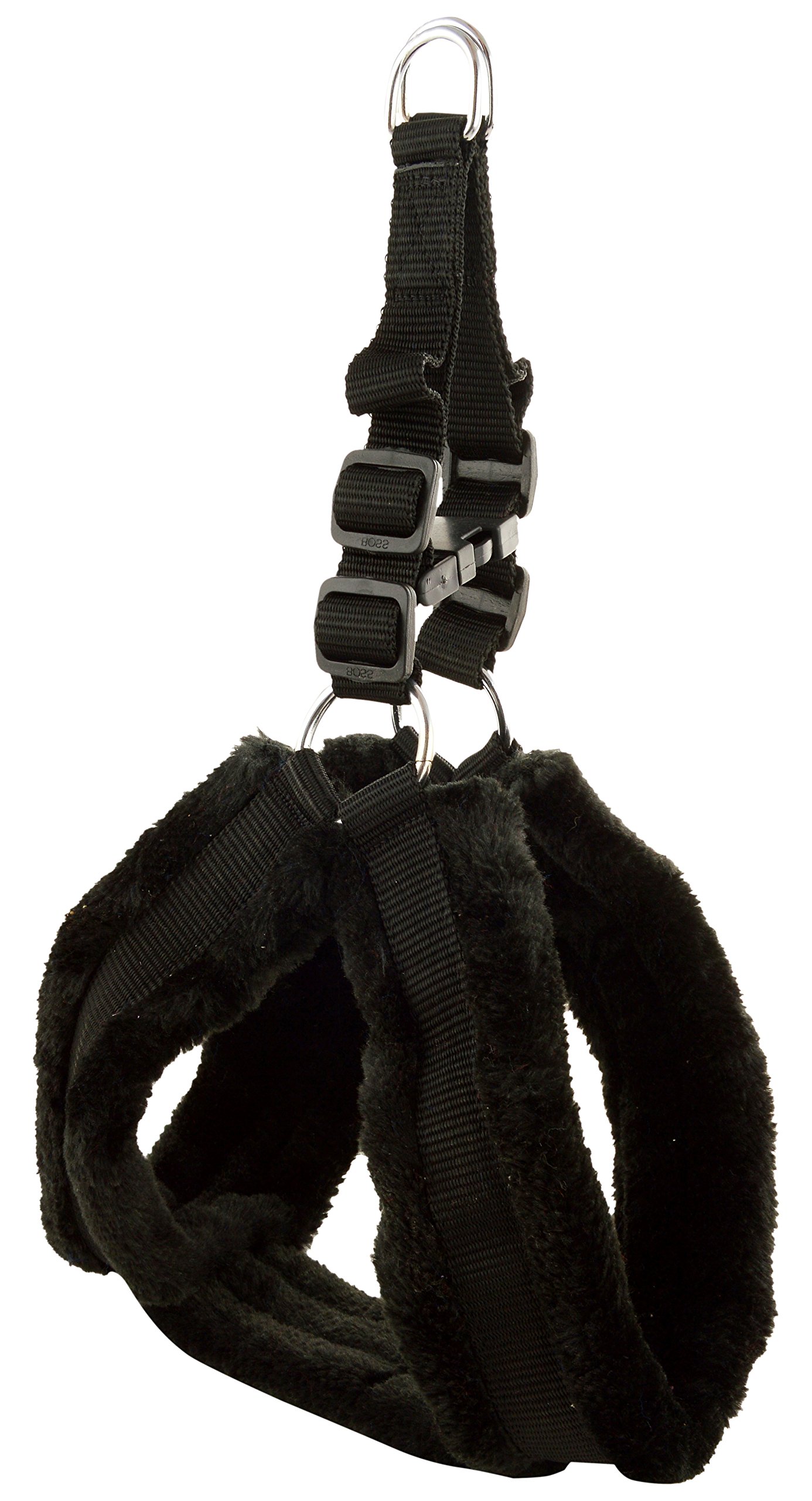 Skora Quality Nylon Black 1.25" Fur (Chest Size : 28-34 inch) Large Dog Standard Harness (Large, Black) (B072BH1YFS) Amazon Price History, Amazon Price Tracker